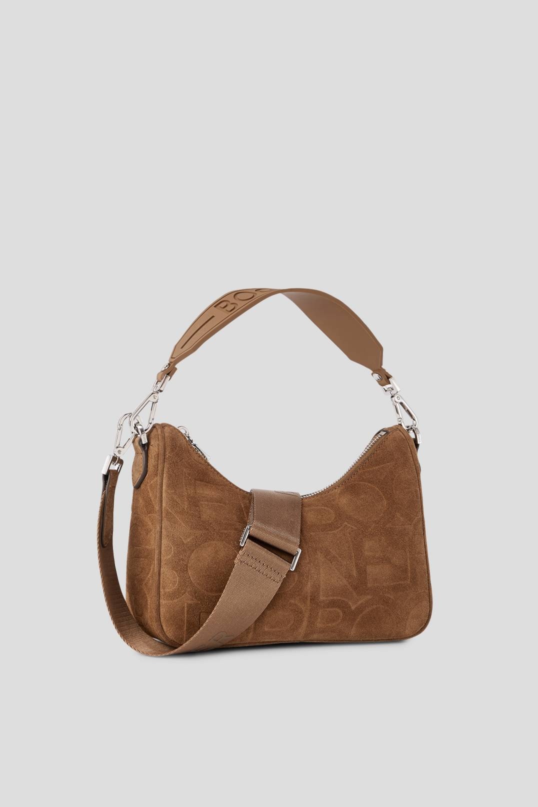 TENNA VELLUTO LORA SHOULDER BAG IN COGNAC - 2