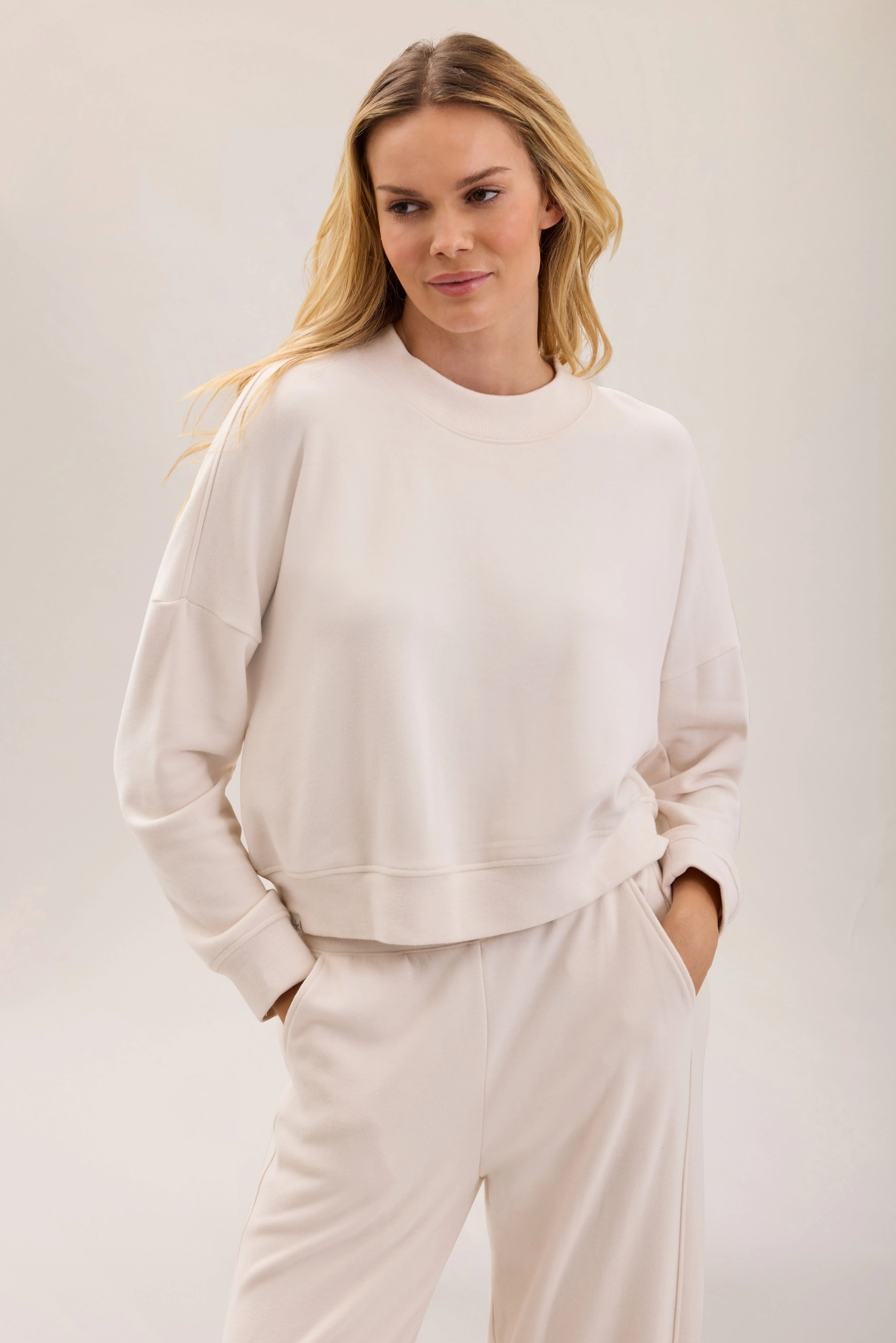 Brushed Fleece Pullover - 1