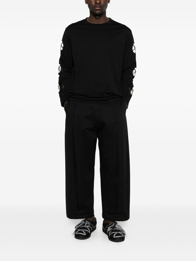 Simone Rocha cut-out long-sleeve T-shirt outlook