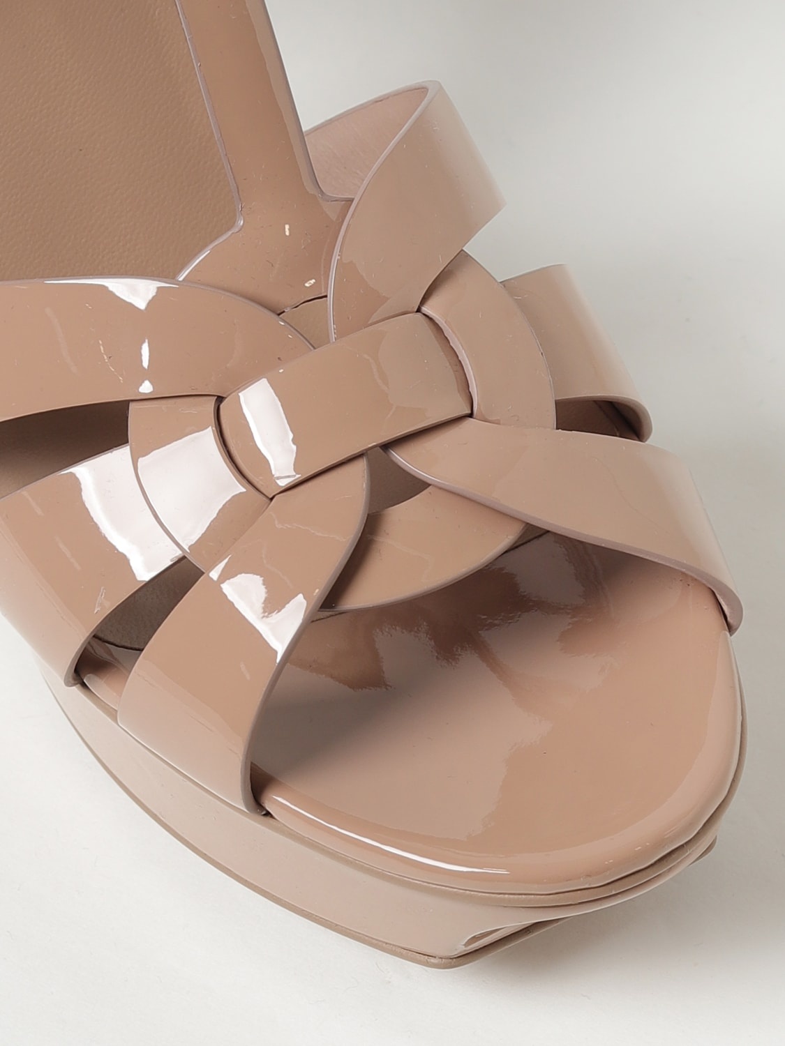 Saint Laurent Tribute patent leather sandals - 4