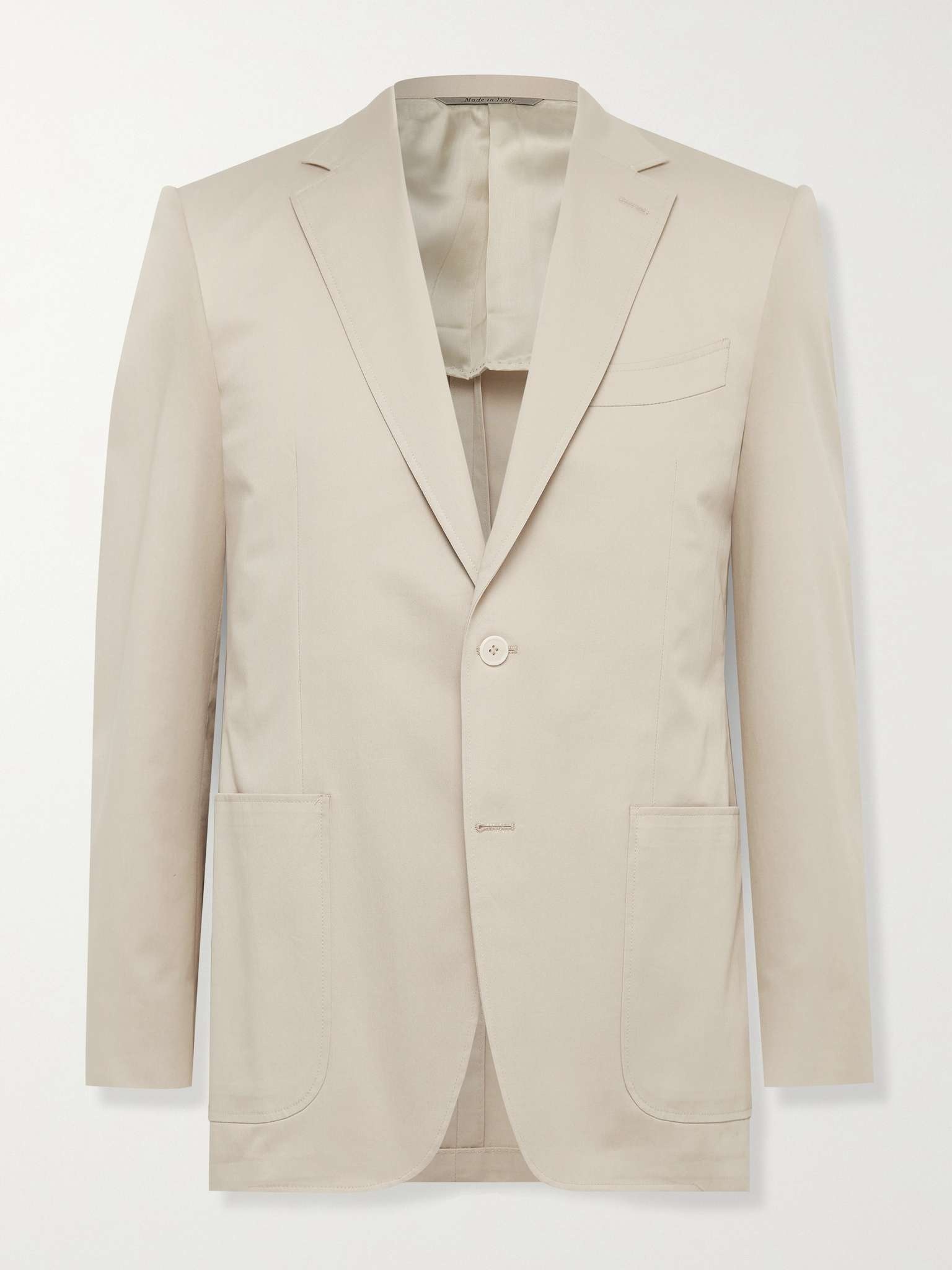 Slim-Fit Cotton-Blend Twill Suit Jacket - 1