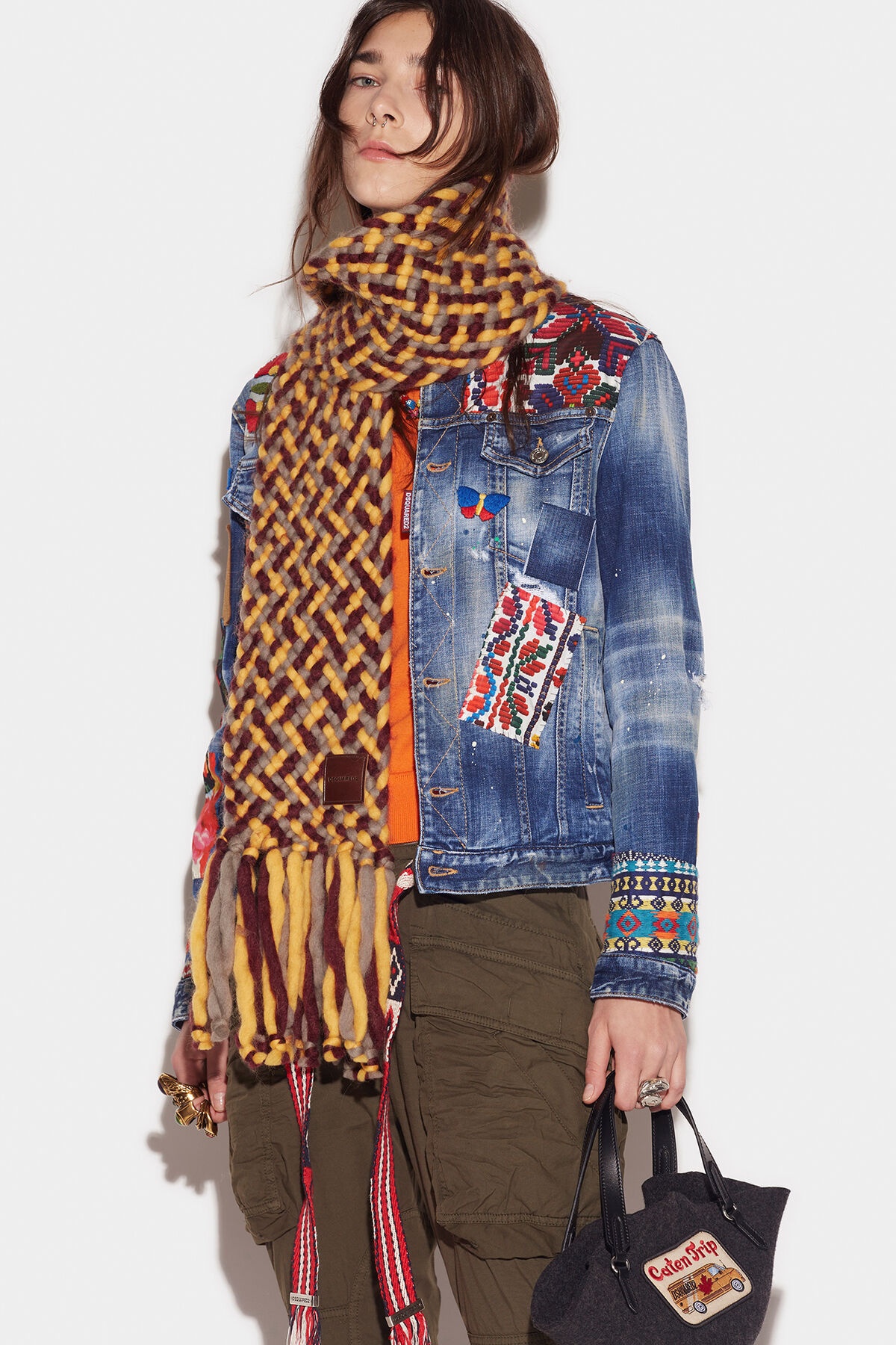 PATCHWORK DENIM JACKET - 1