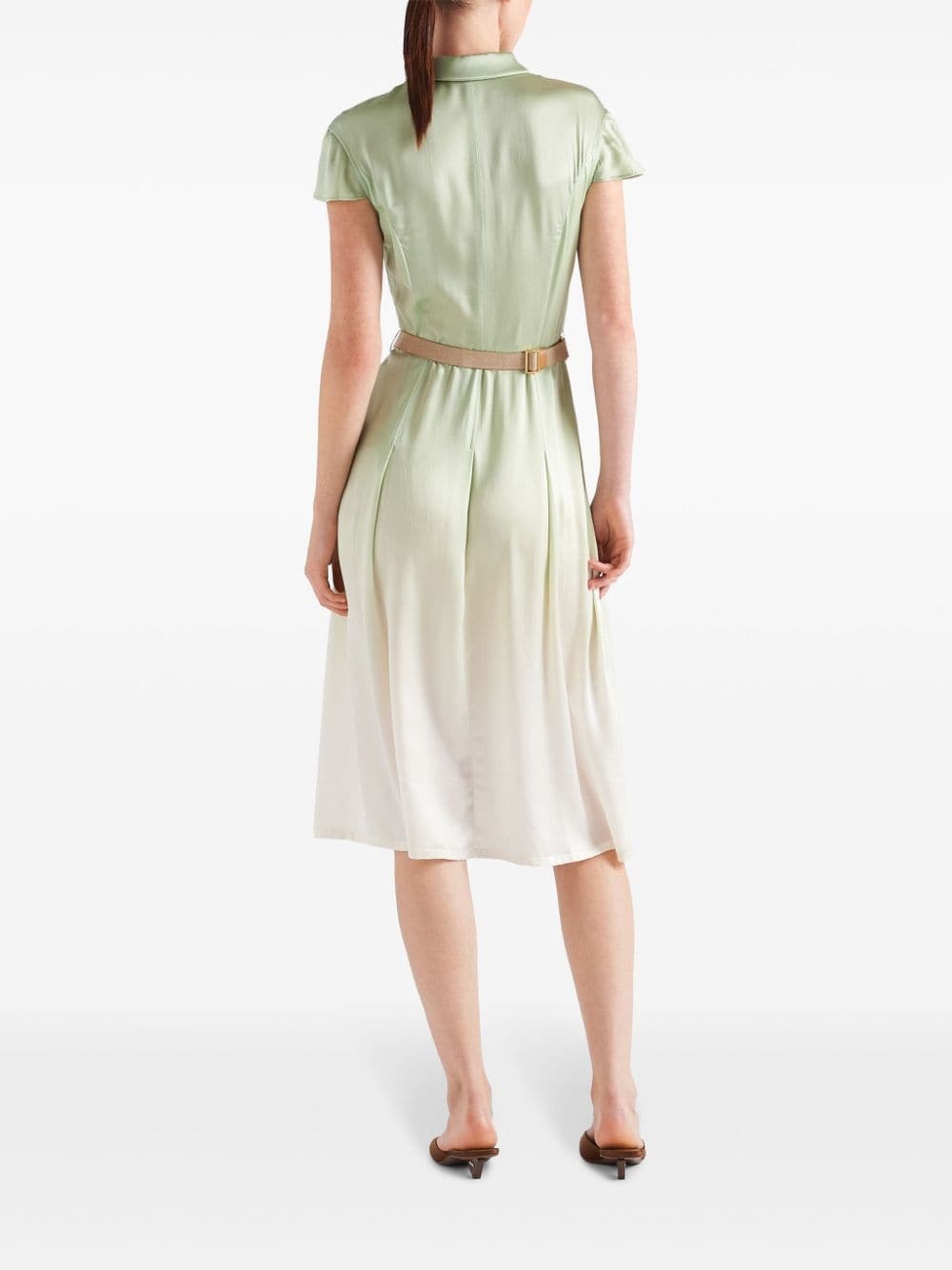 gradient-effect midi dress - 3