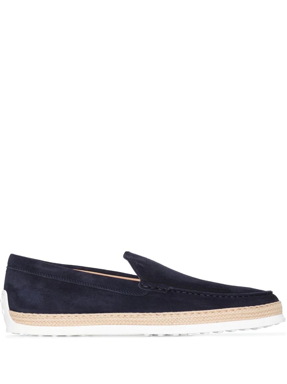 suede espadrille loafers - 1