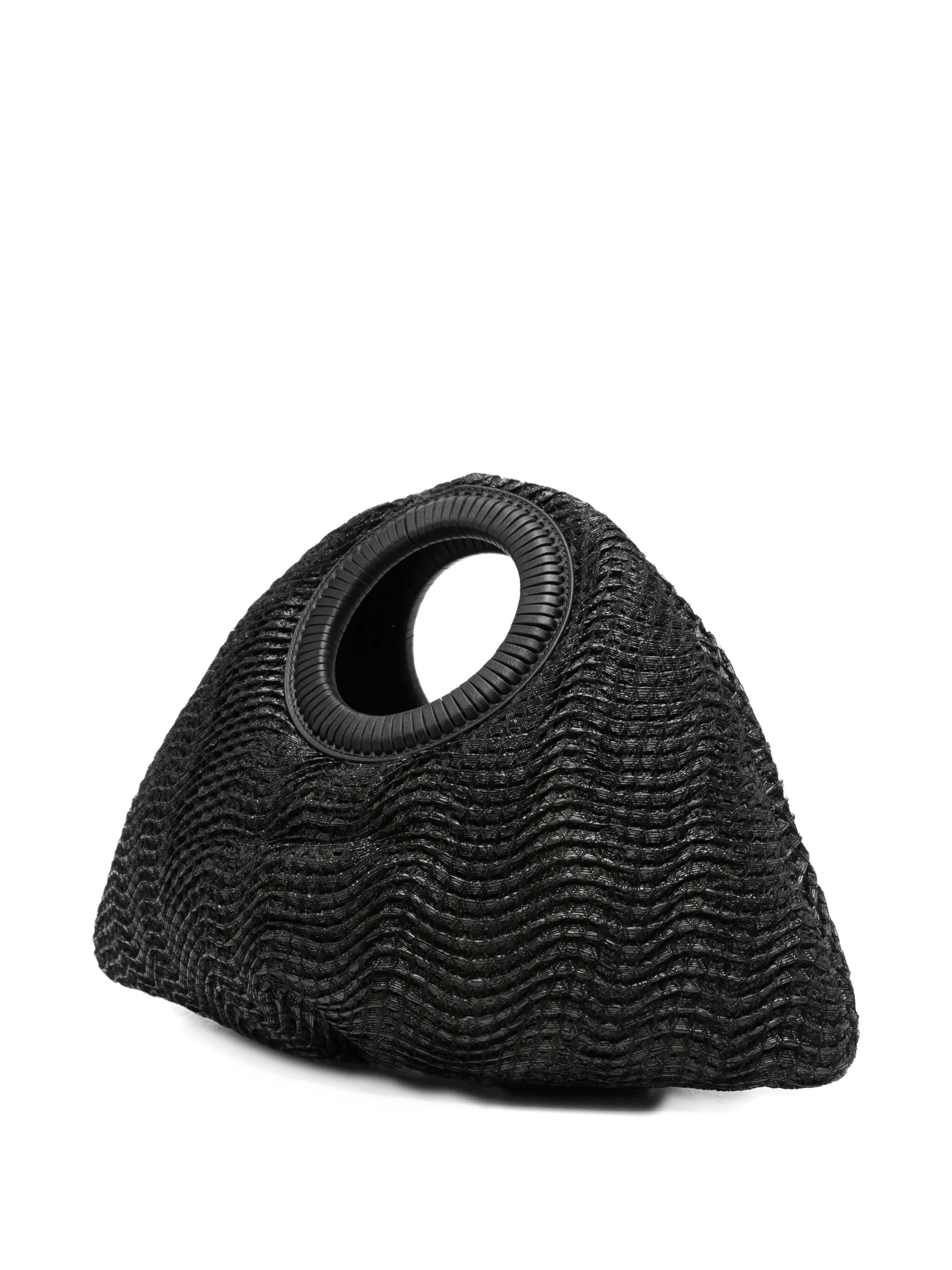 Cult Gaia Thais Wave-textured Top-handle Tote Bag - 3