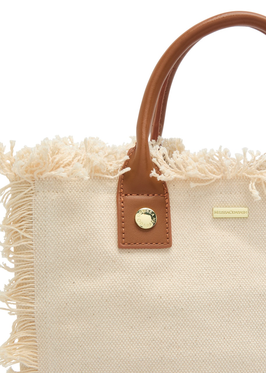 Melissa Odabash Porto Cervo Canvas top Handle bag - 3