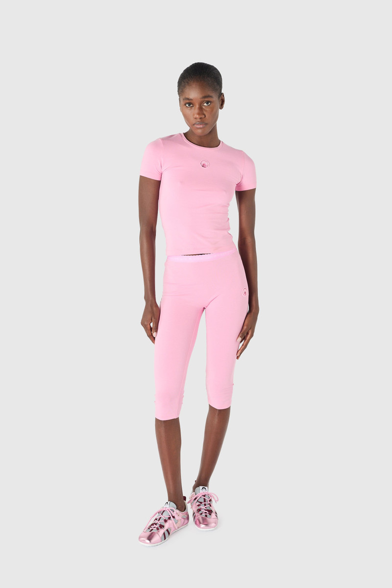 Marine Serre PEARL LOGO JERSEY CAPRI outlook