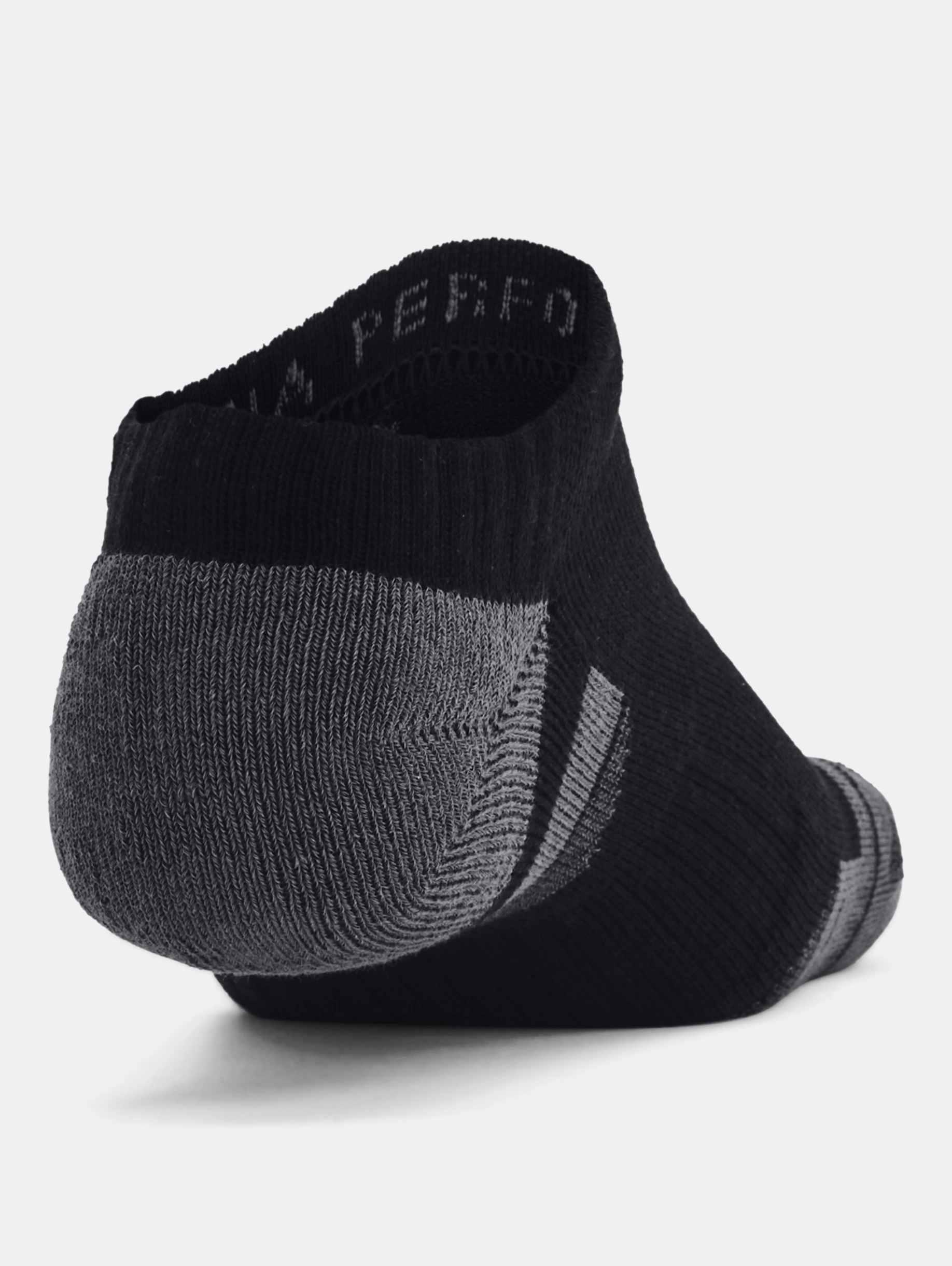 Unisex UA Performance Cotton 3-Pack No Show Socks - 2