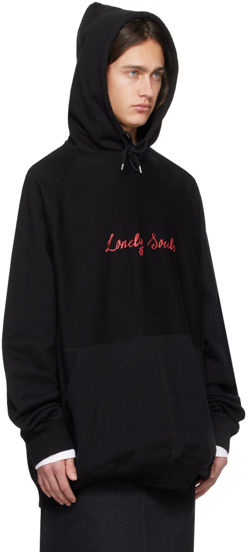 TAKAHIROMIYASHITA TheSoloist. Black 'Lonely Souls' Hoodie outlook