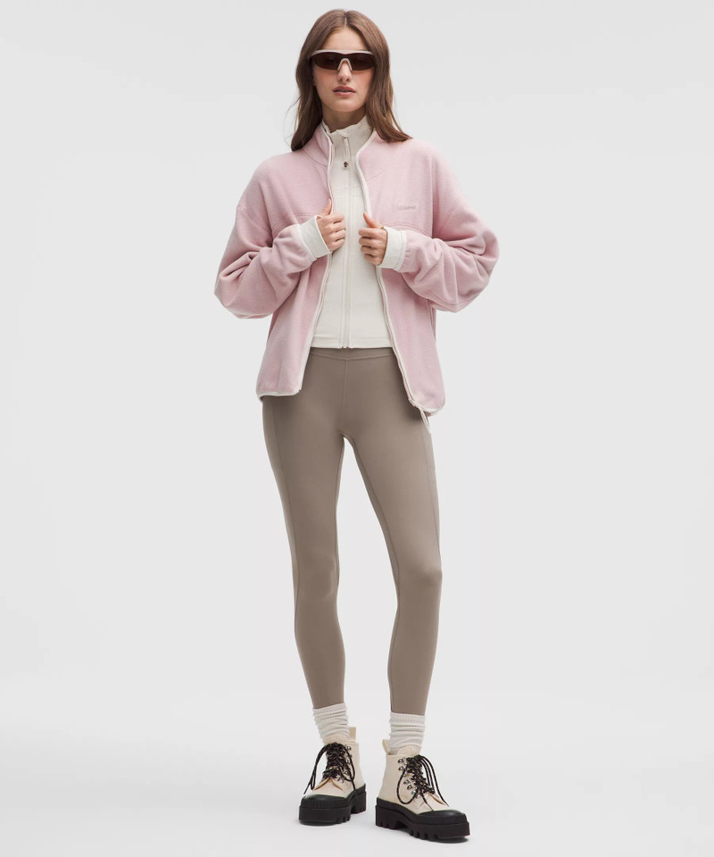 lululemon Tumbled Fleece Full-Zip Jacket - LW3JD1S-073105 | REVERSIBLE