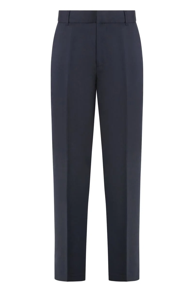 Emporio Armani Virgin Wool Tailored Trousers - 1
