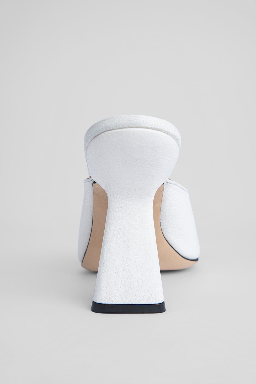 Zaya White Grained Leather - 5