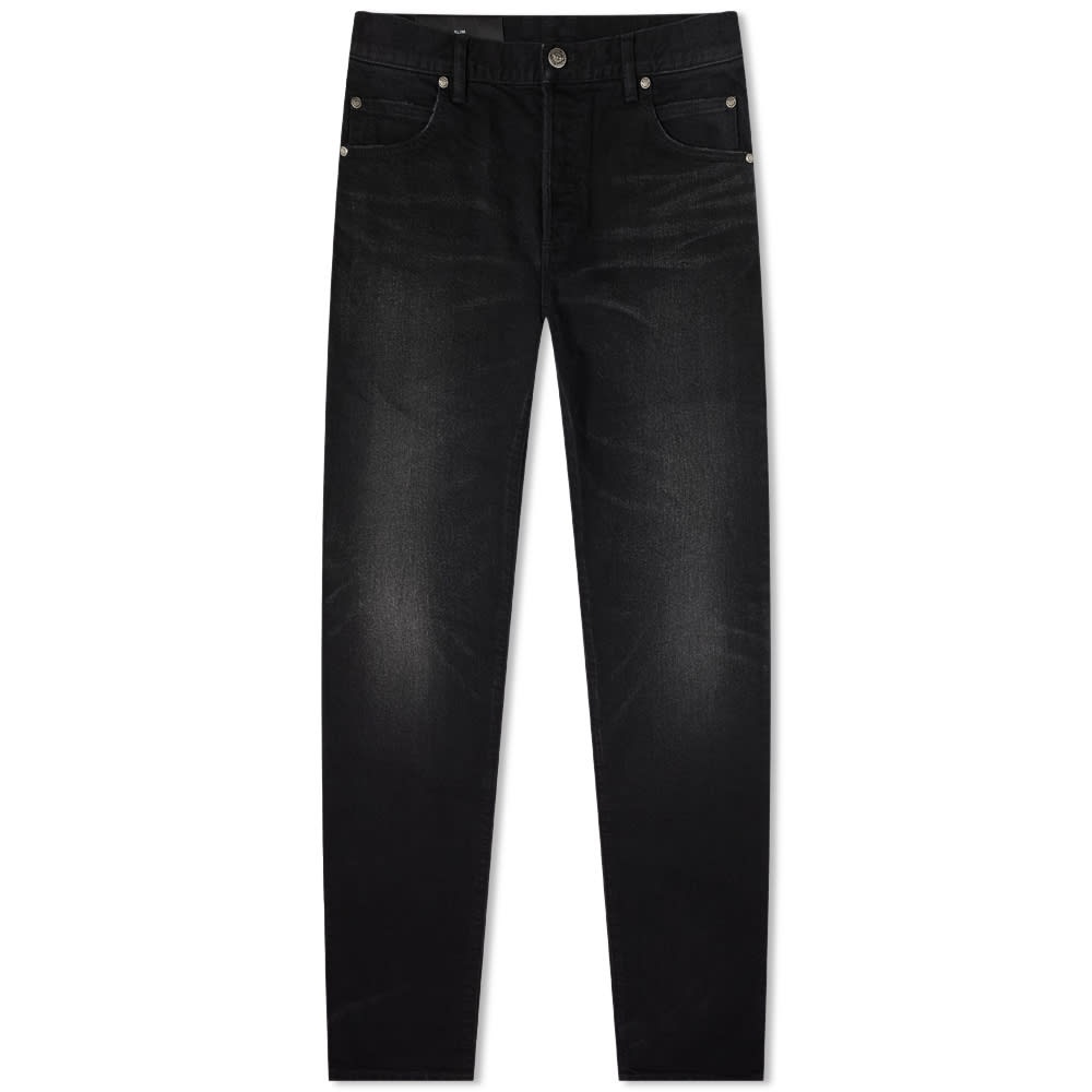 Balmain Embossed Slim Jean - 1