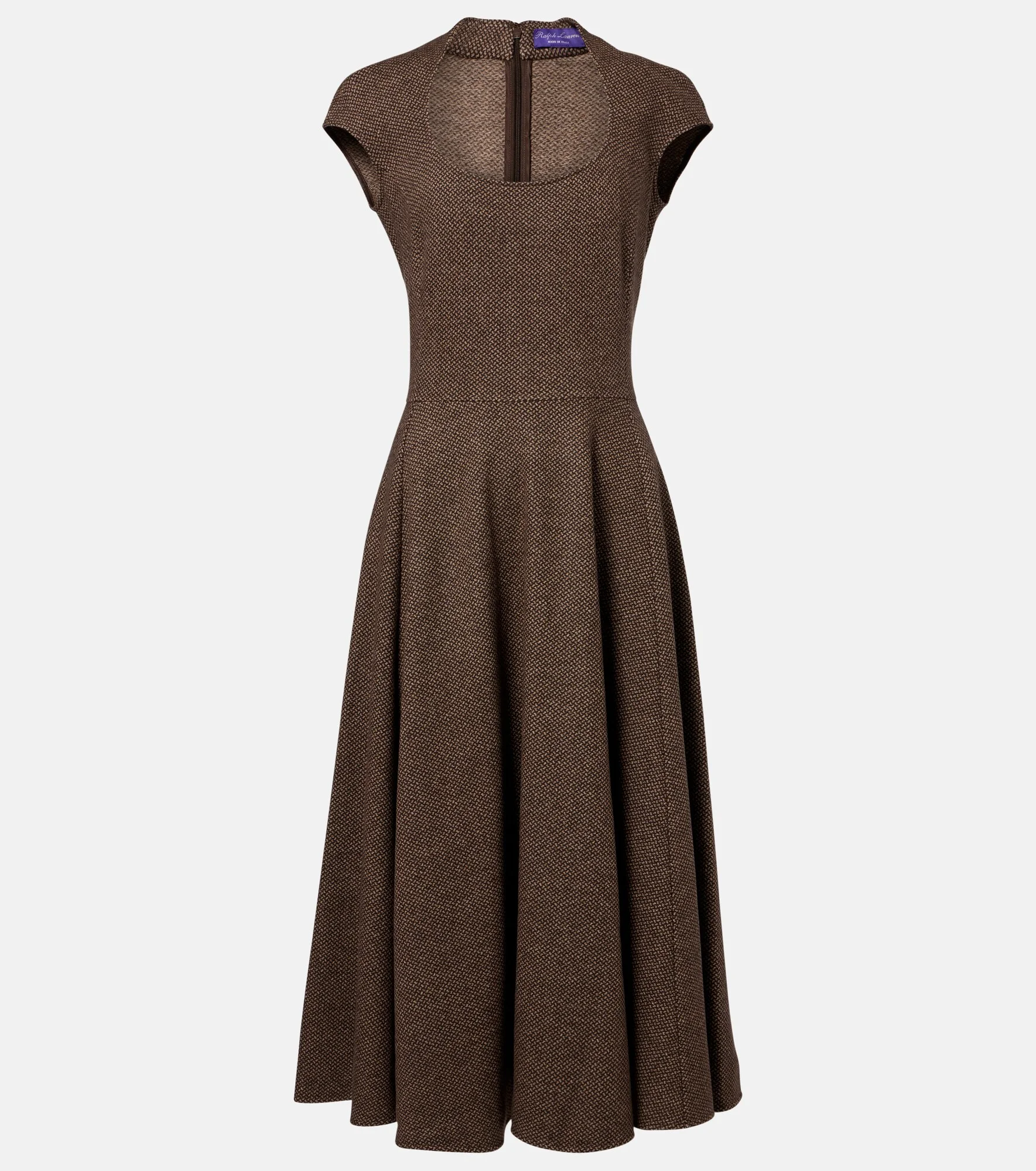 Maisey wool, silk, and cashmere midi dress - 1
