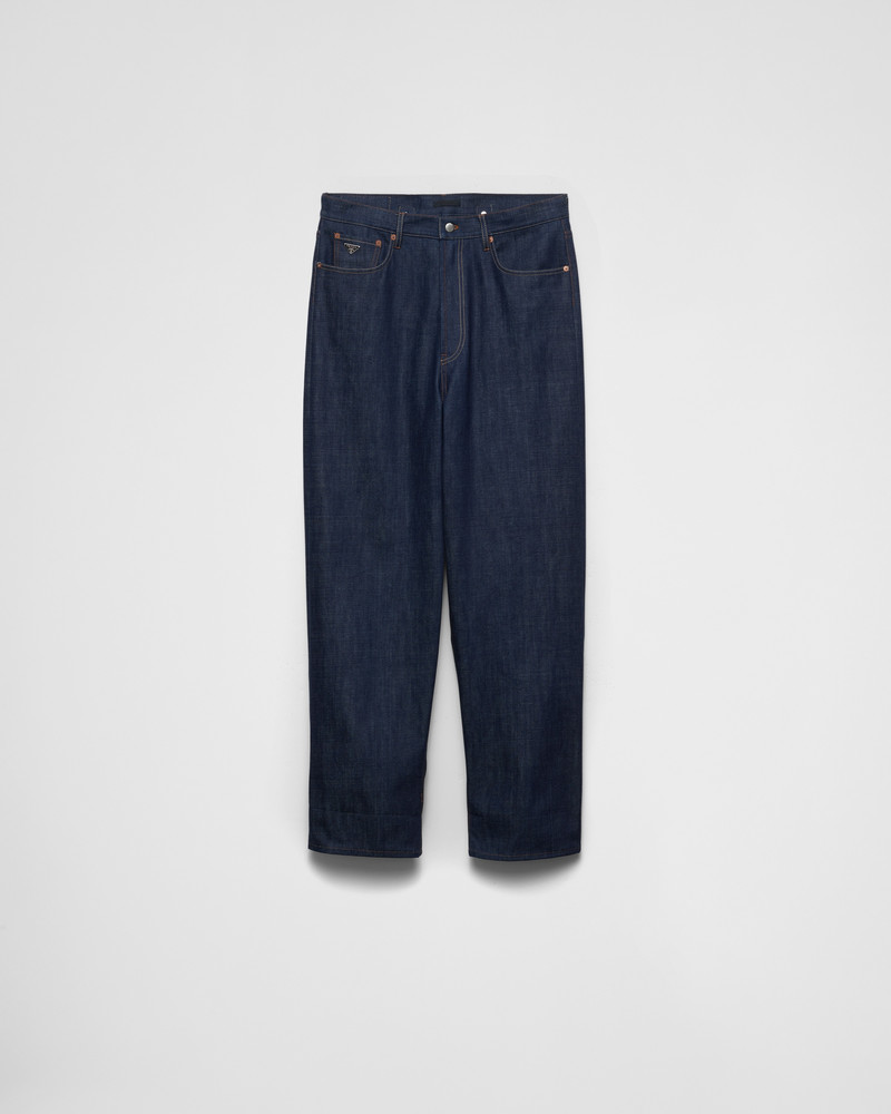 Wide, selvedge denim jeans 1