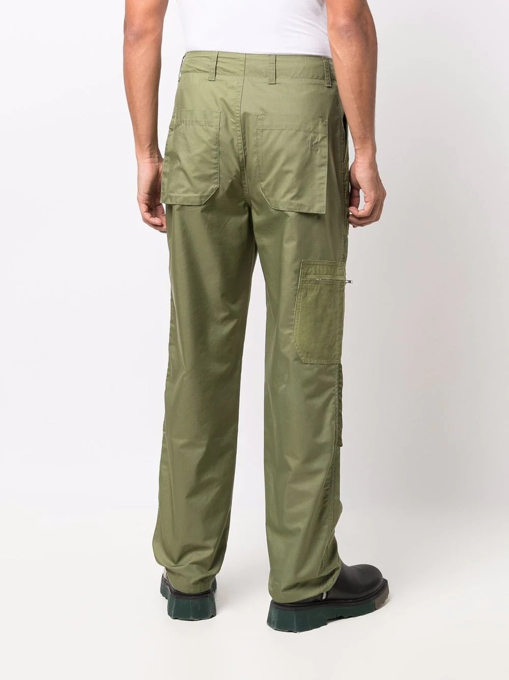 straight-leg cargo pants - 4