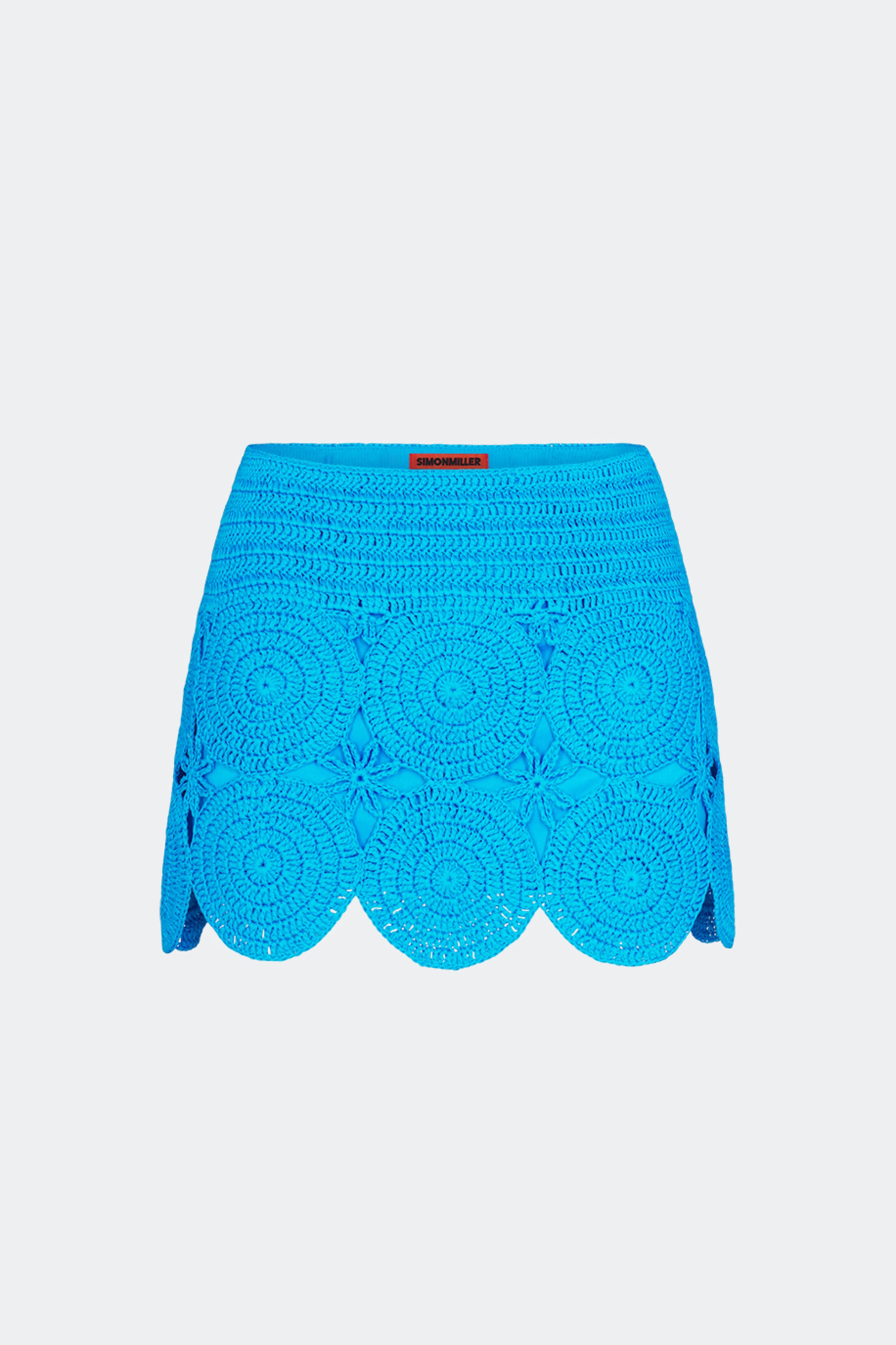 Beep Beep Mini Skirt In Adriatic Blue - 1