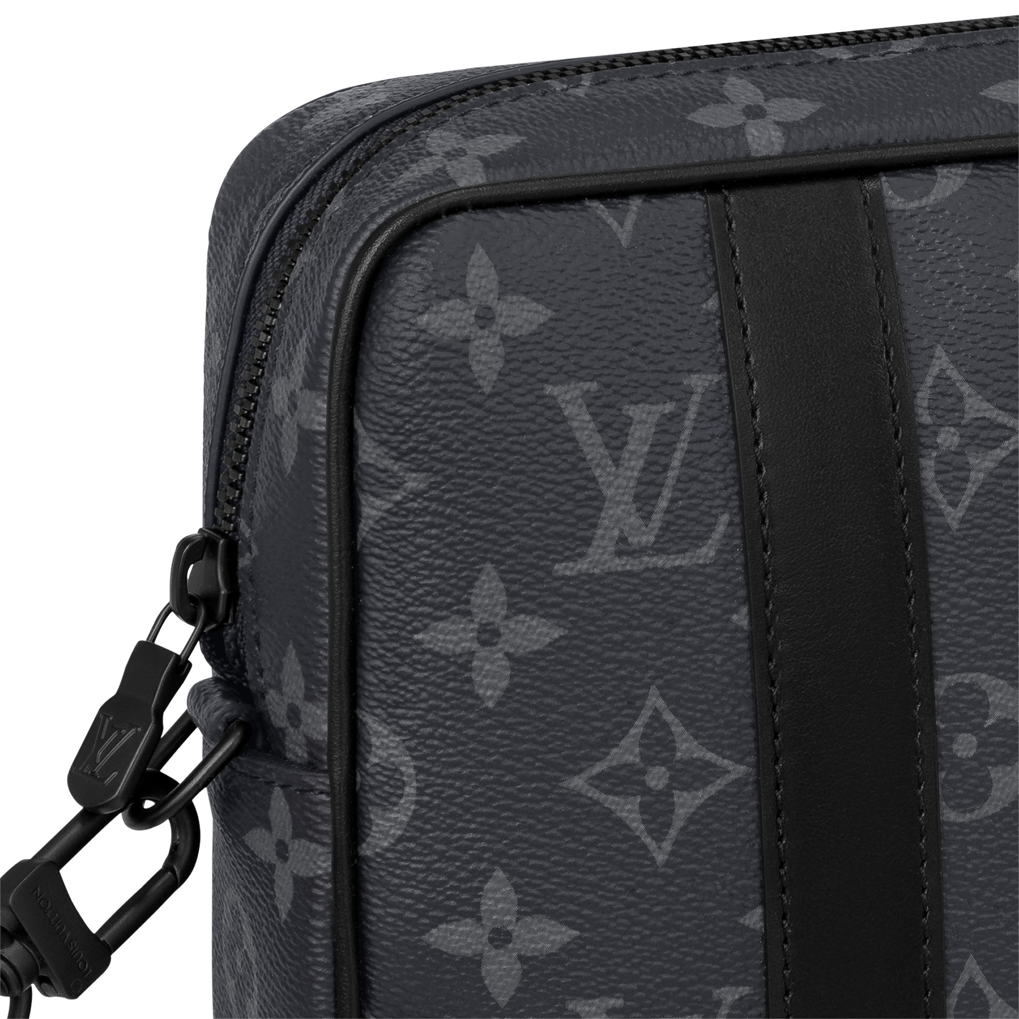 Louis Vuitton Pochette Kasai, Black, One Size