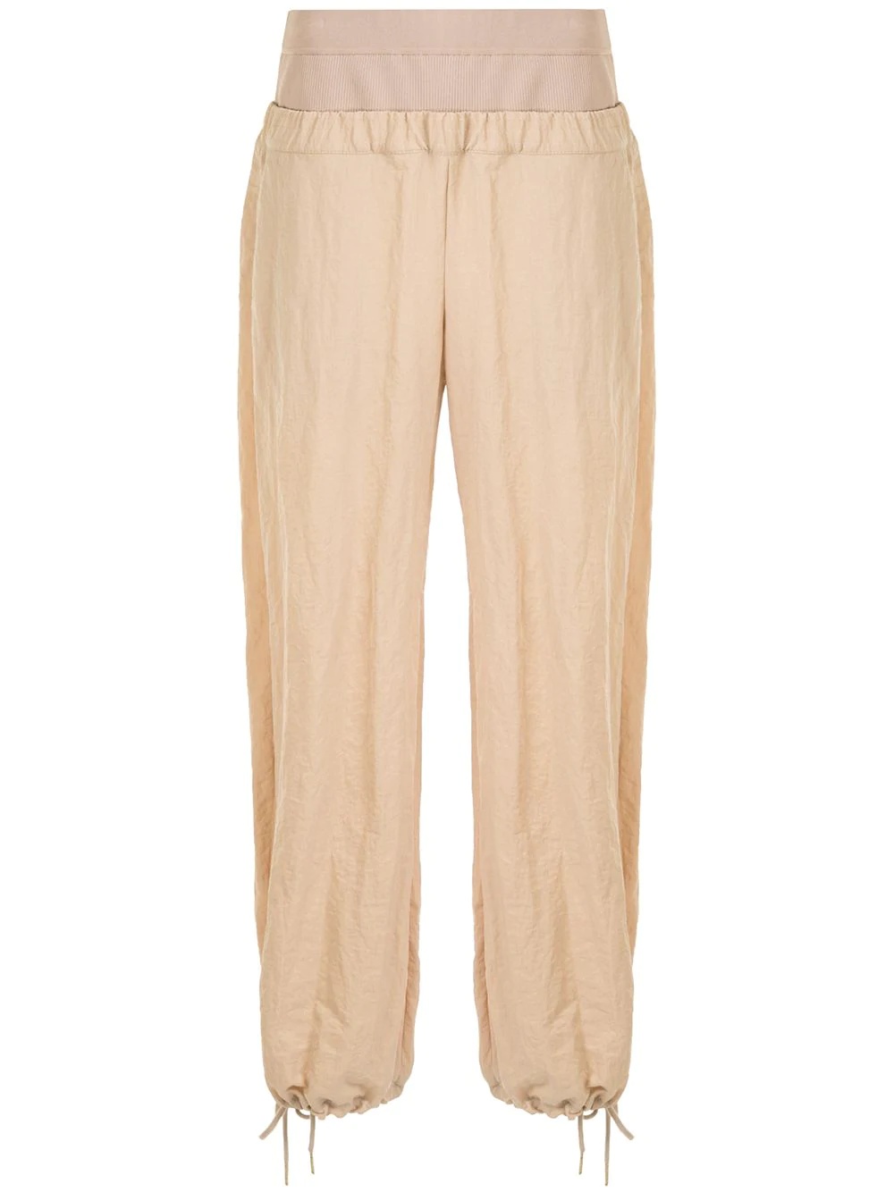 layered waistband trousers - 1