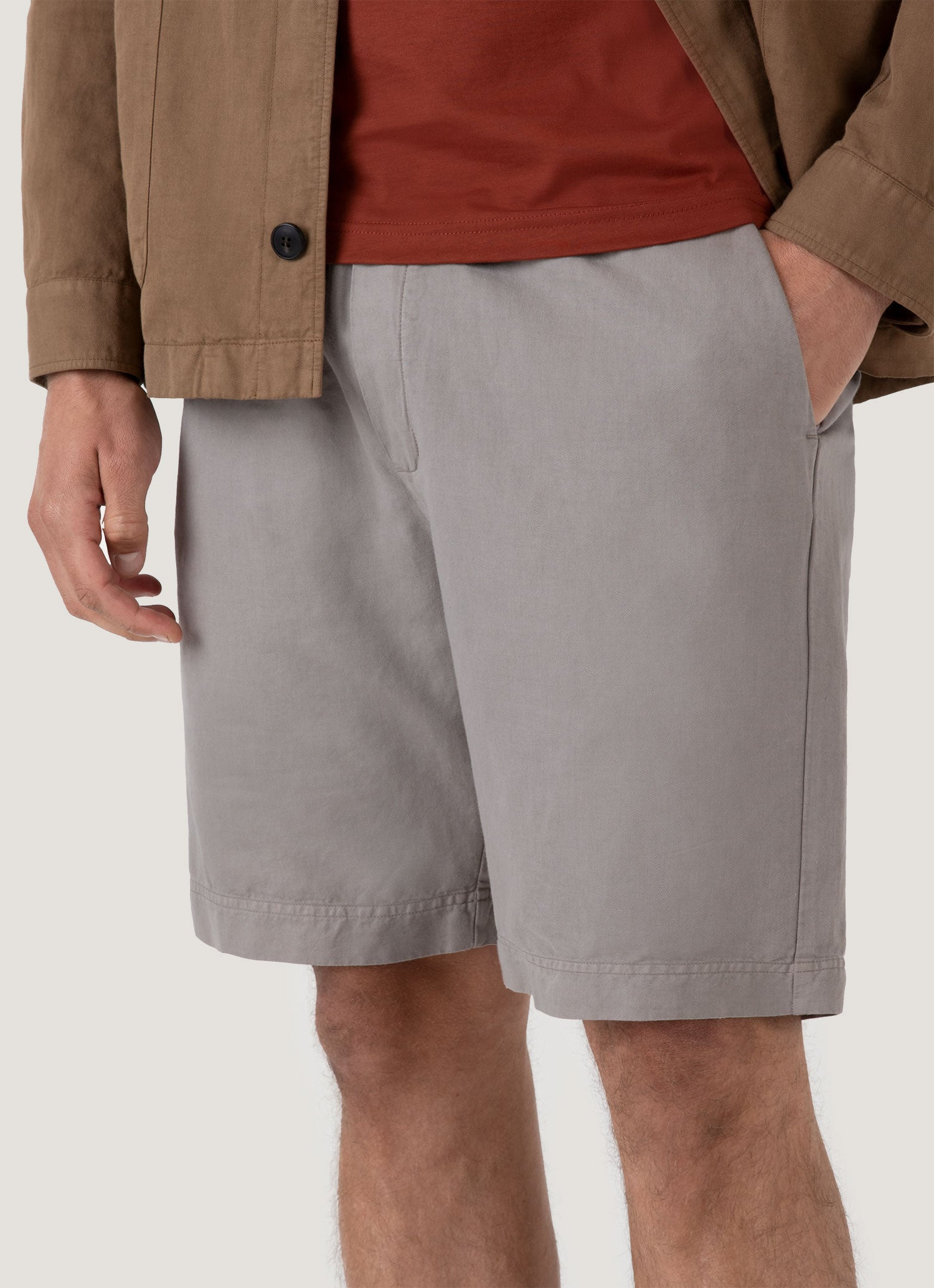 Cotton Linen Drawstring Shorts - 5