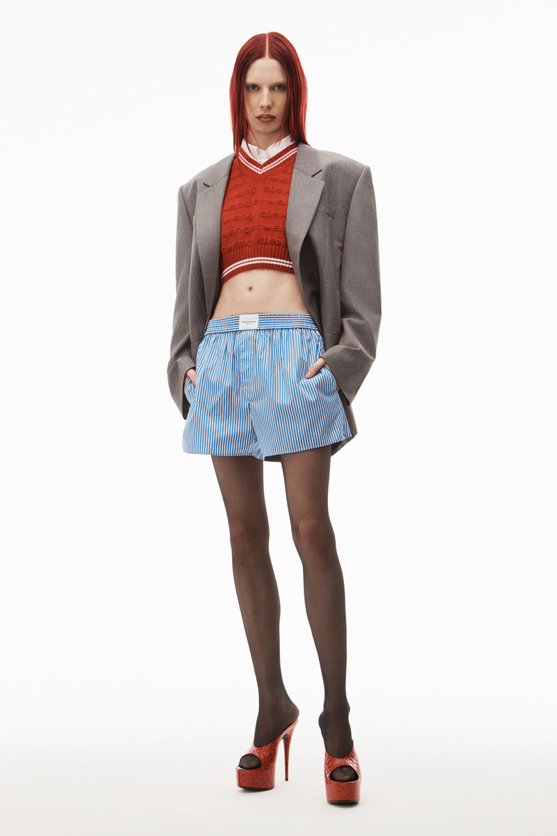 Alexander Wang CLASSIC BOXER IN LIGHT COMPACT COTTON outlook