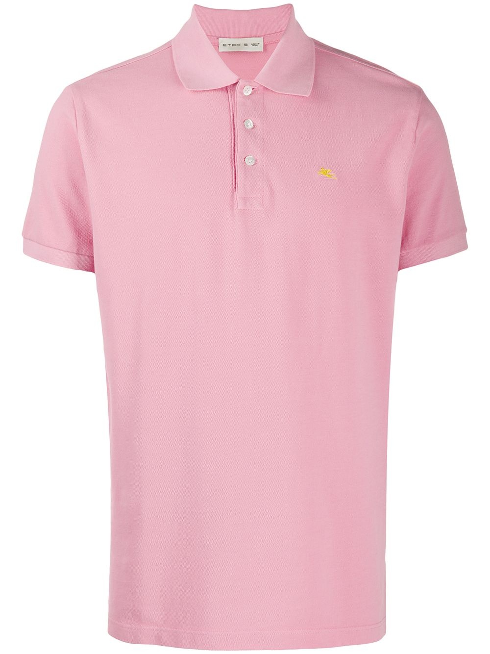 embroidered-logo polo shirt - 1