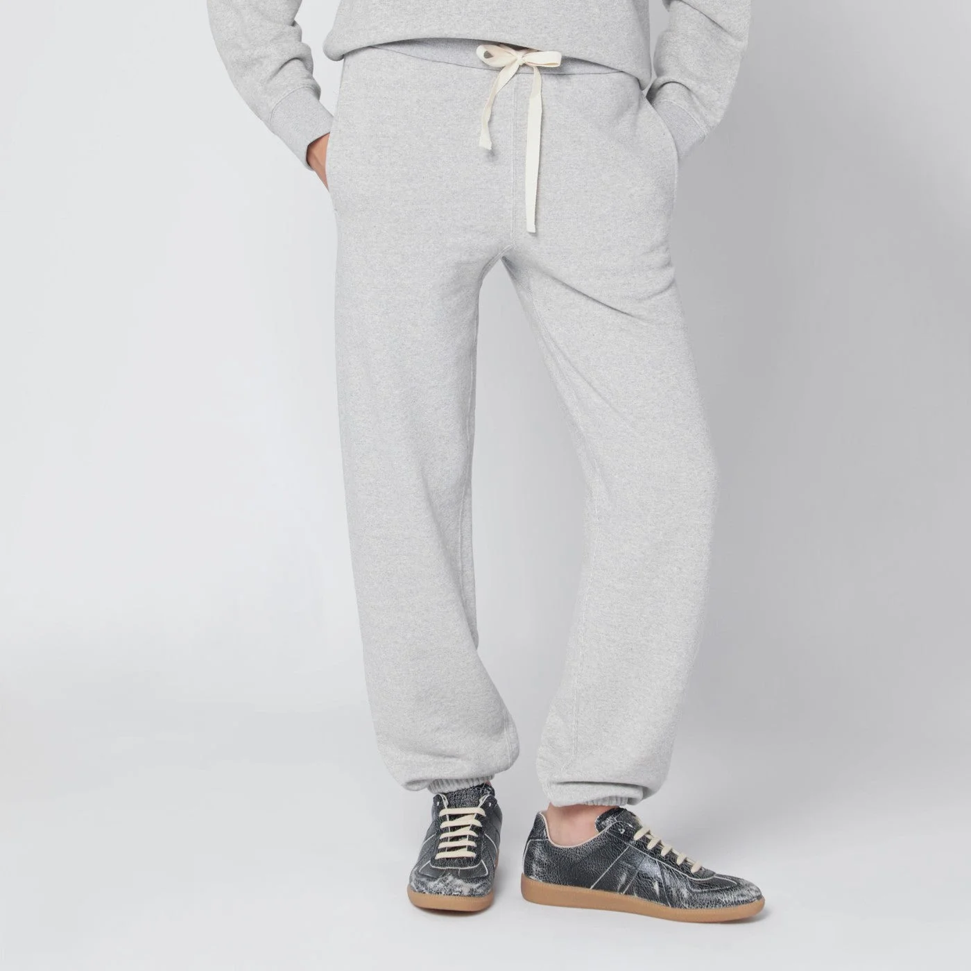 Light grey jogging trousers - 1