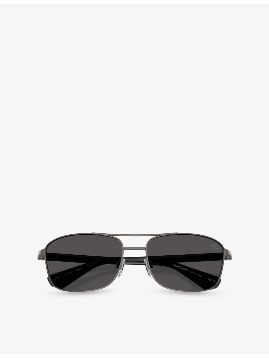 BE3163 Rectangle-Frame Metal Sunglasses - 5
