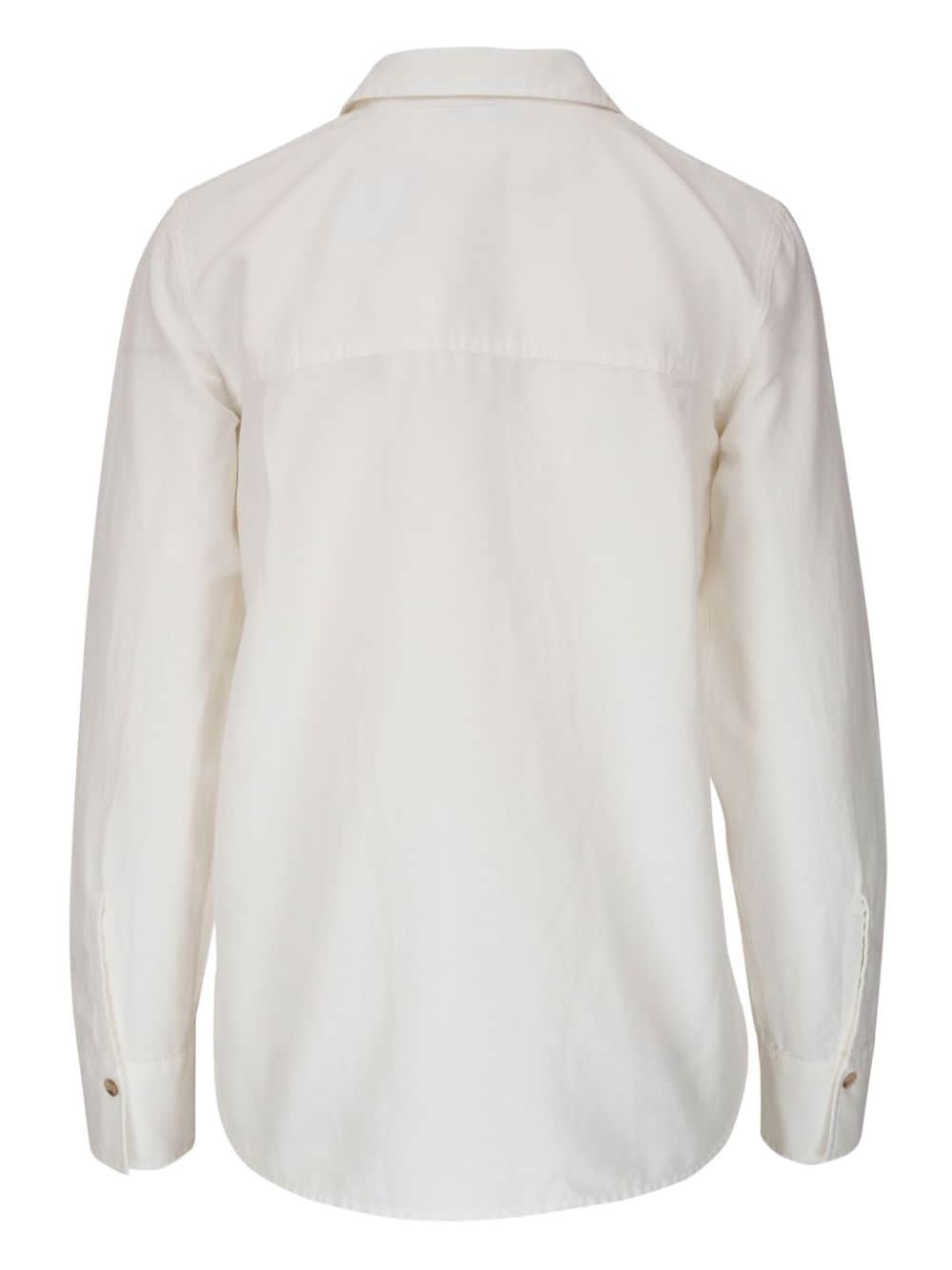 cotton-silk blouse - 2