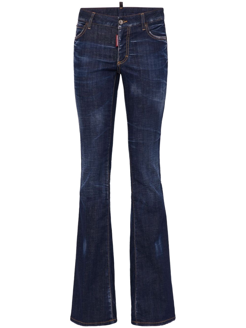 flared denim jeans - 1