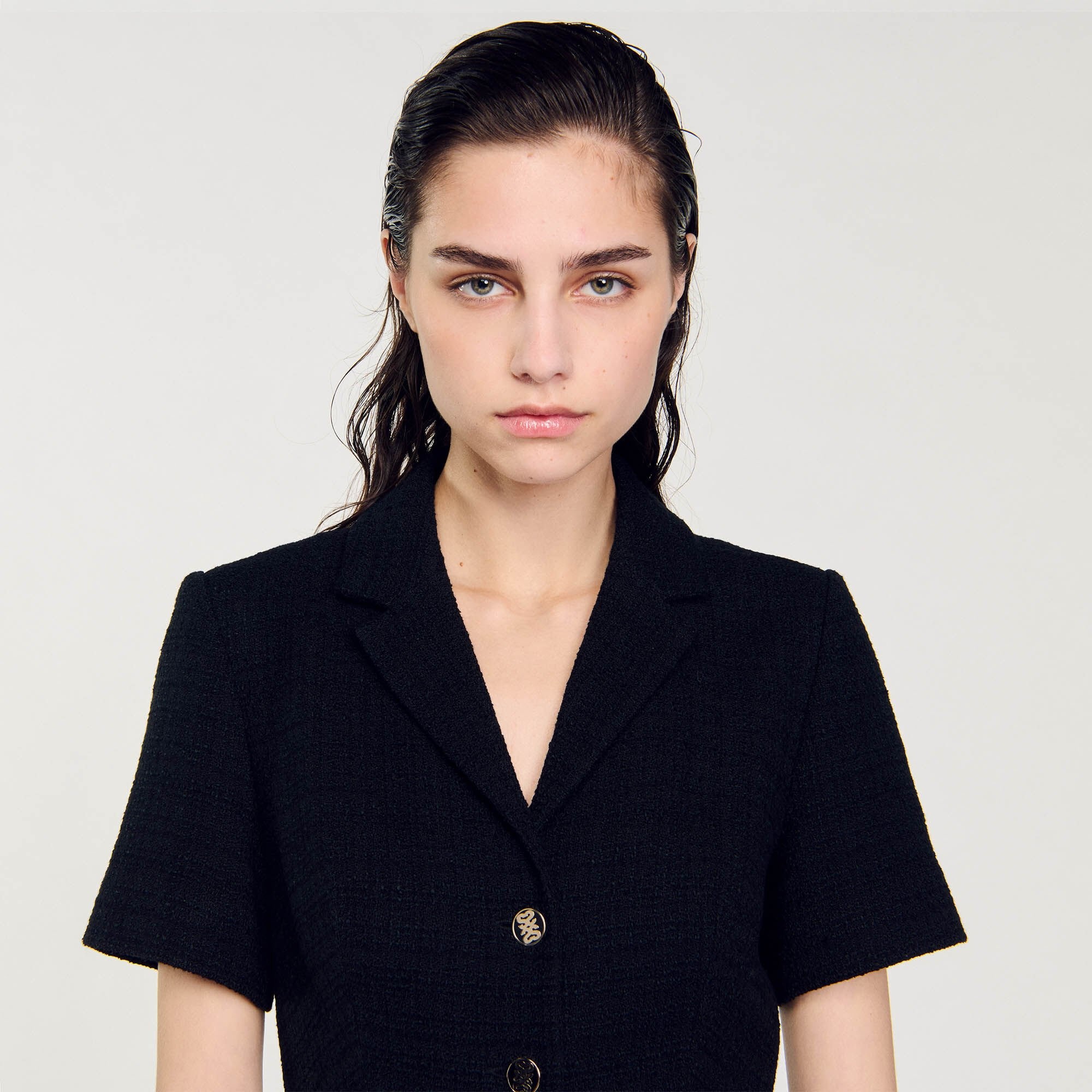 SHORT TWEED DRESS - 4