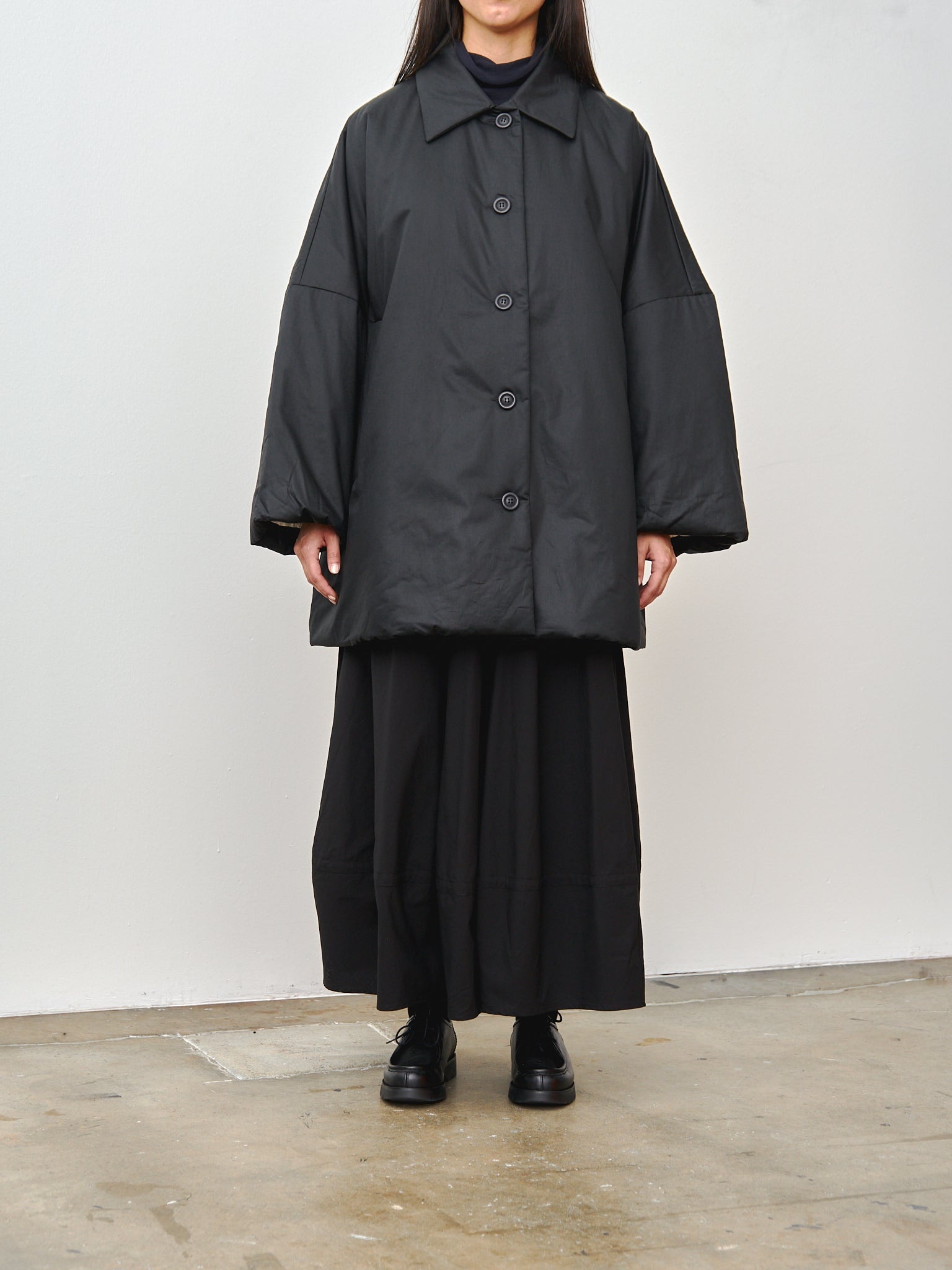 Triangle Coat - Black - 2