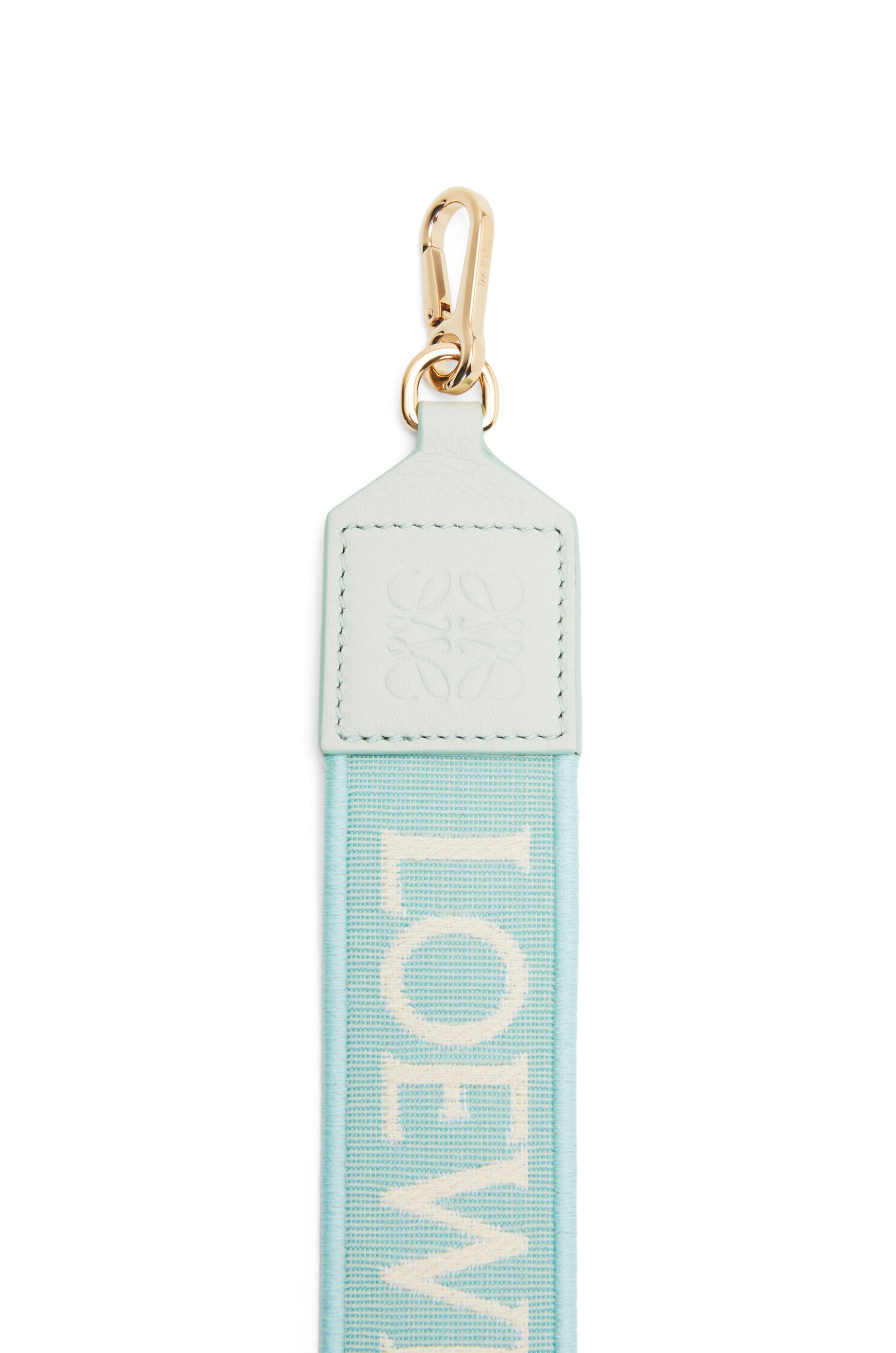 Anagram strap in jacquard and calfskin - 2