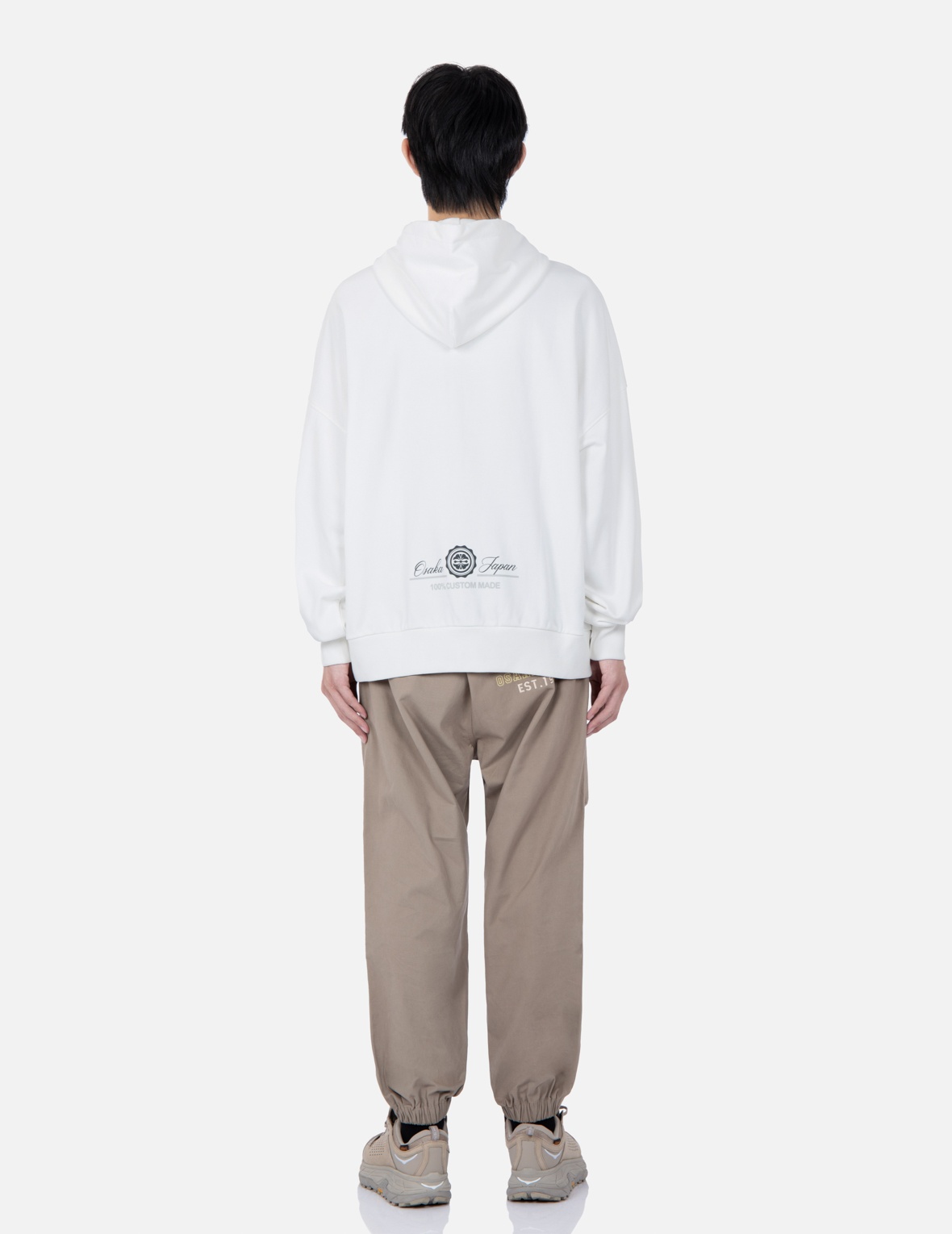 RETRO LOGO PRINT OVERSIZED HOODIE - 6