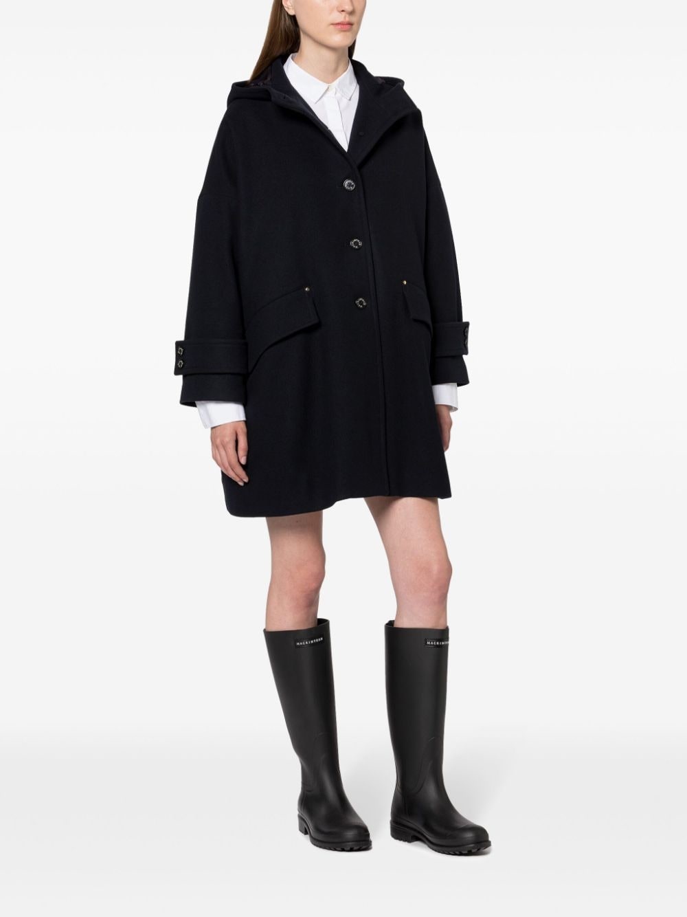Humbie Hood overcoat - 2