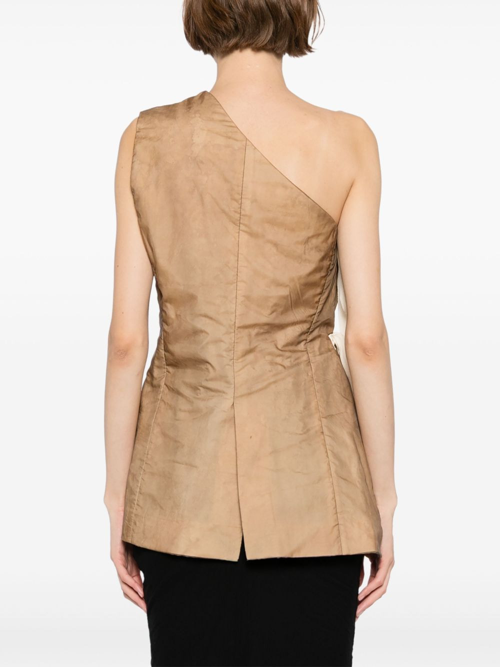asymmetric mini dress - 4