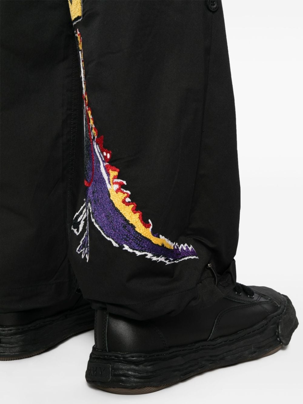 x Jean-Michel Basquiat wide-leg trousers - 5