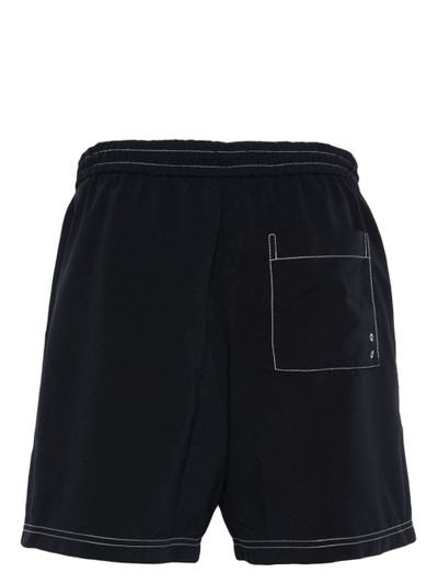 A.P.C. logo-embroidered swim shorts outlook