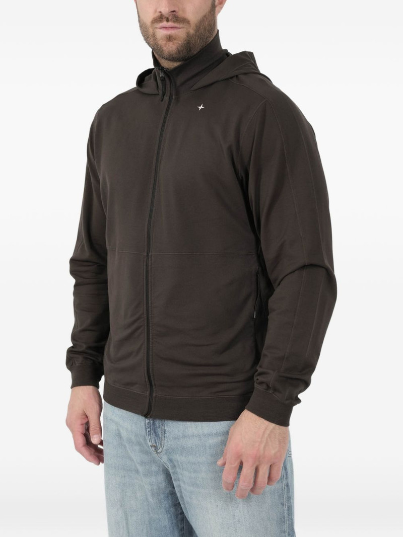 Stone Island zip-up hoodie outlook