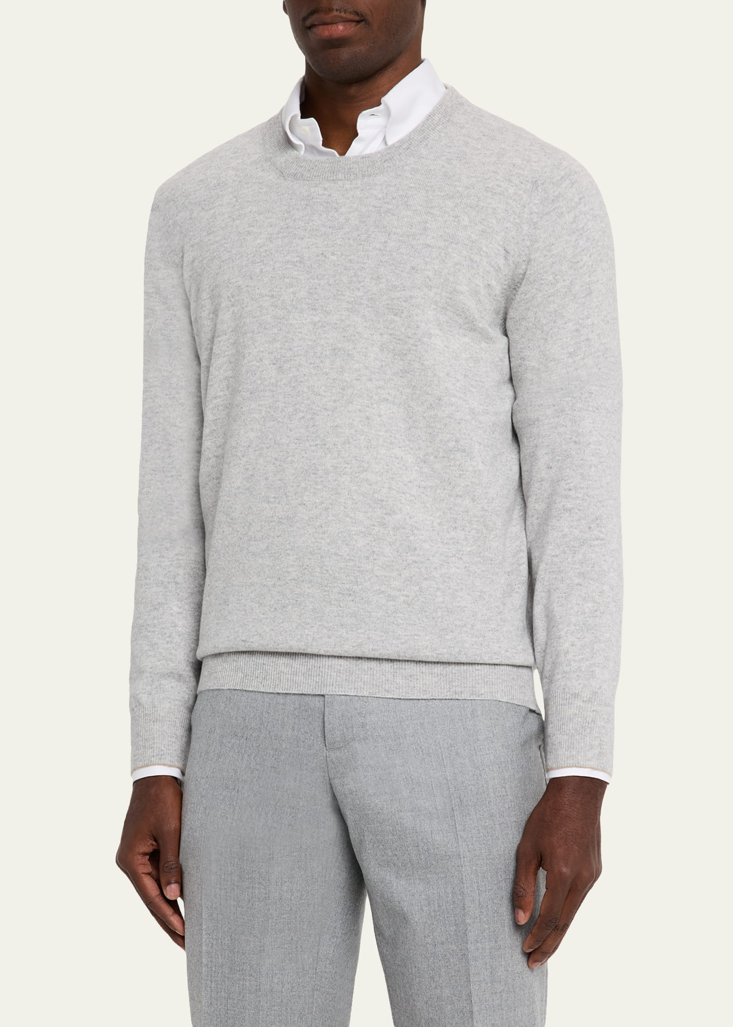 Men's Cashmere Crewneck Sweater - 4