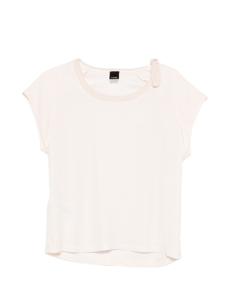 Bertha tie-detail blouse 1