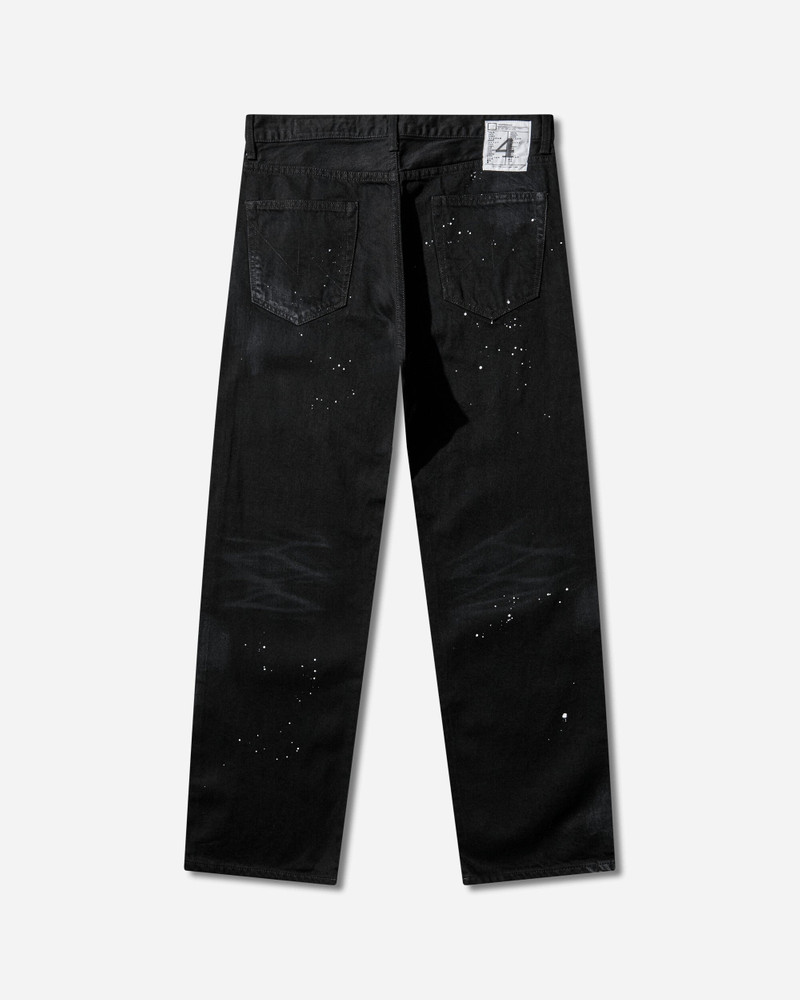 NEIGHBORHOOD Men's BW Washed DP Basic Pants Black outlook