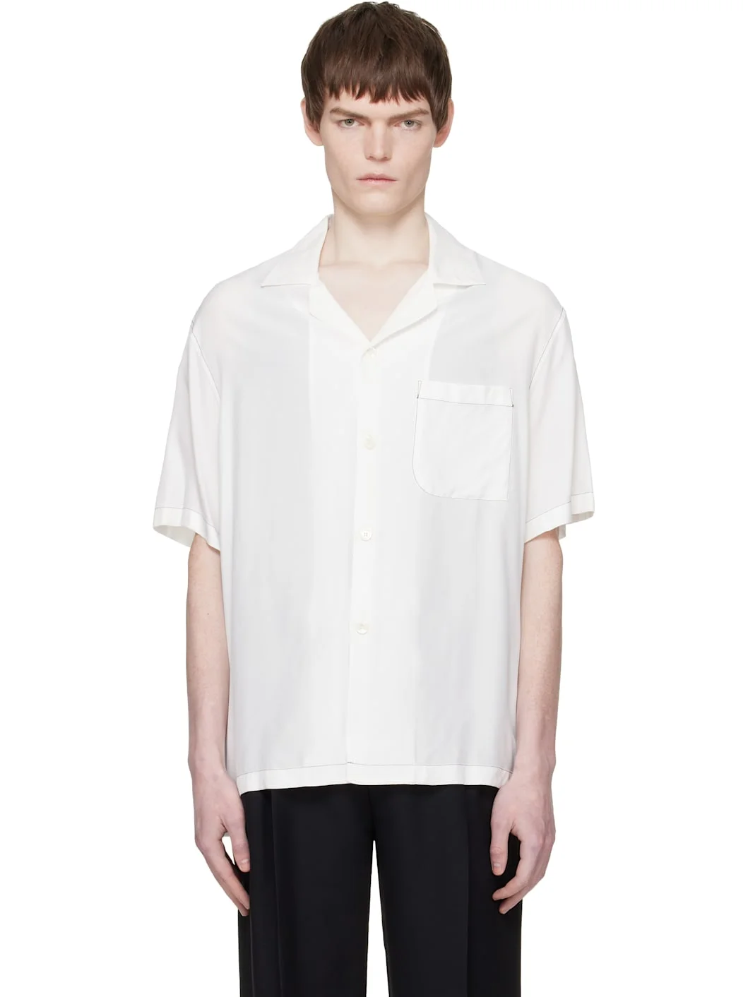 White 'Mother and Daughter' Print Shirt - 1