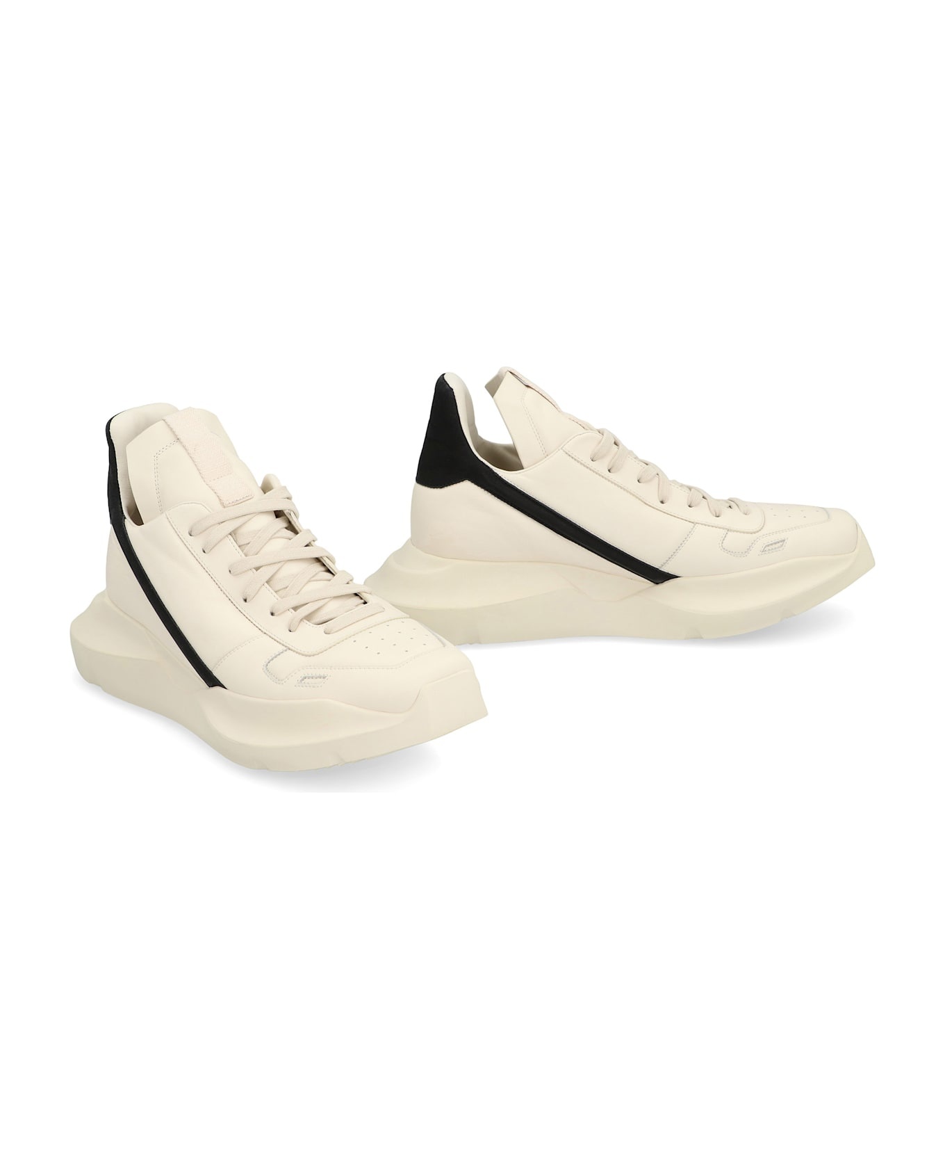 Geo Geth Leather High-top Sneakers - 3