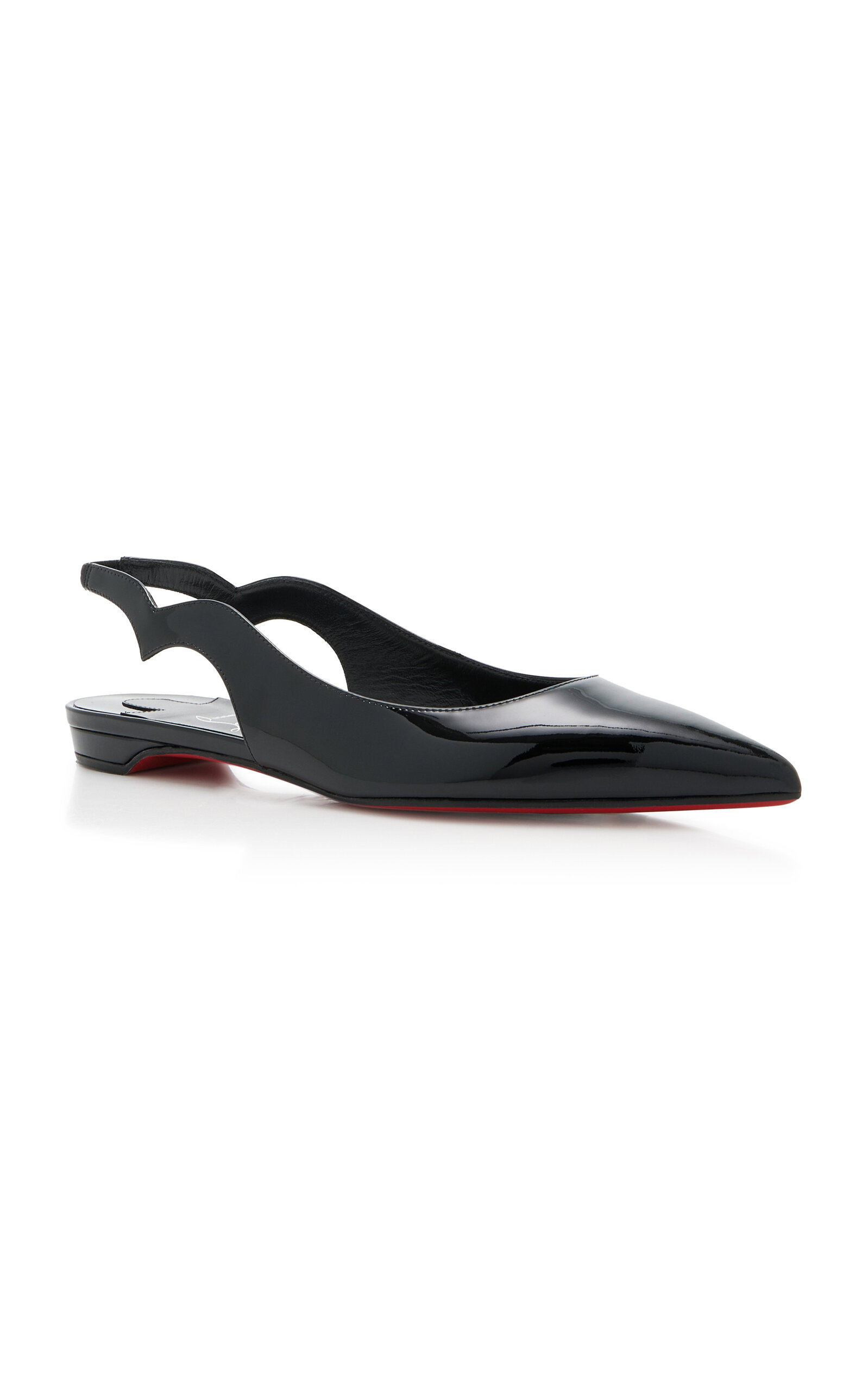 Hot Chick Patent Leather Slingback Flats black - 4