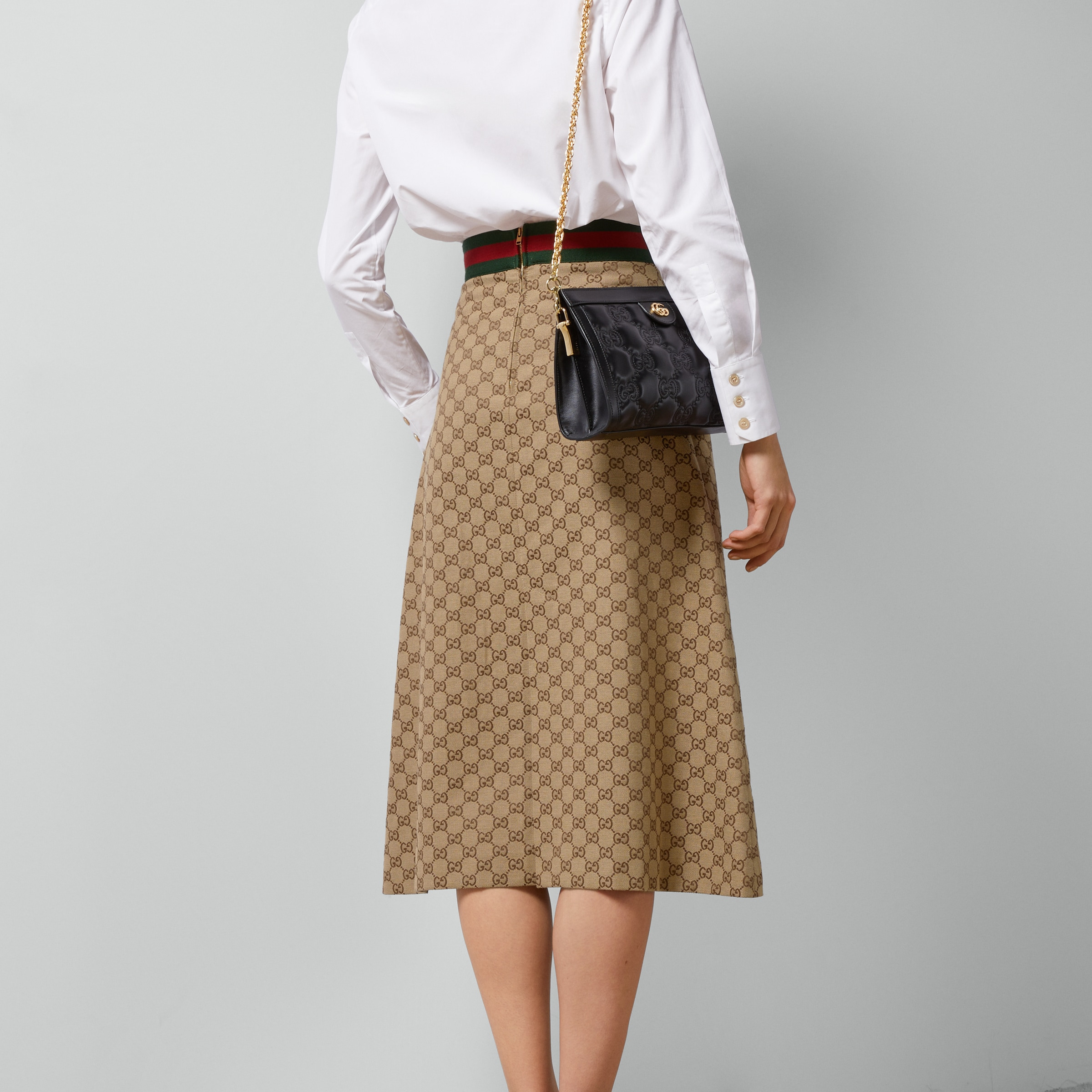 GG canvas skirt - 7