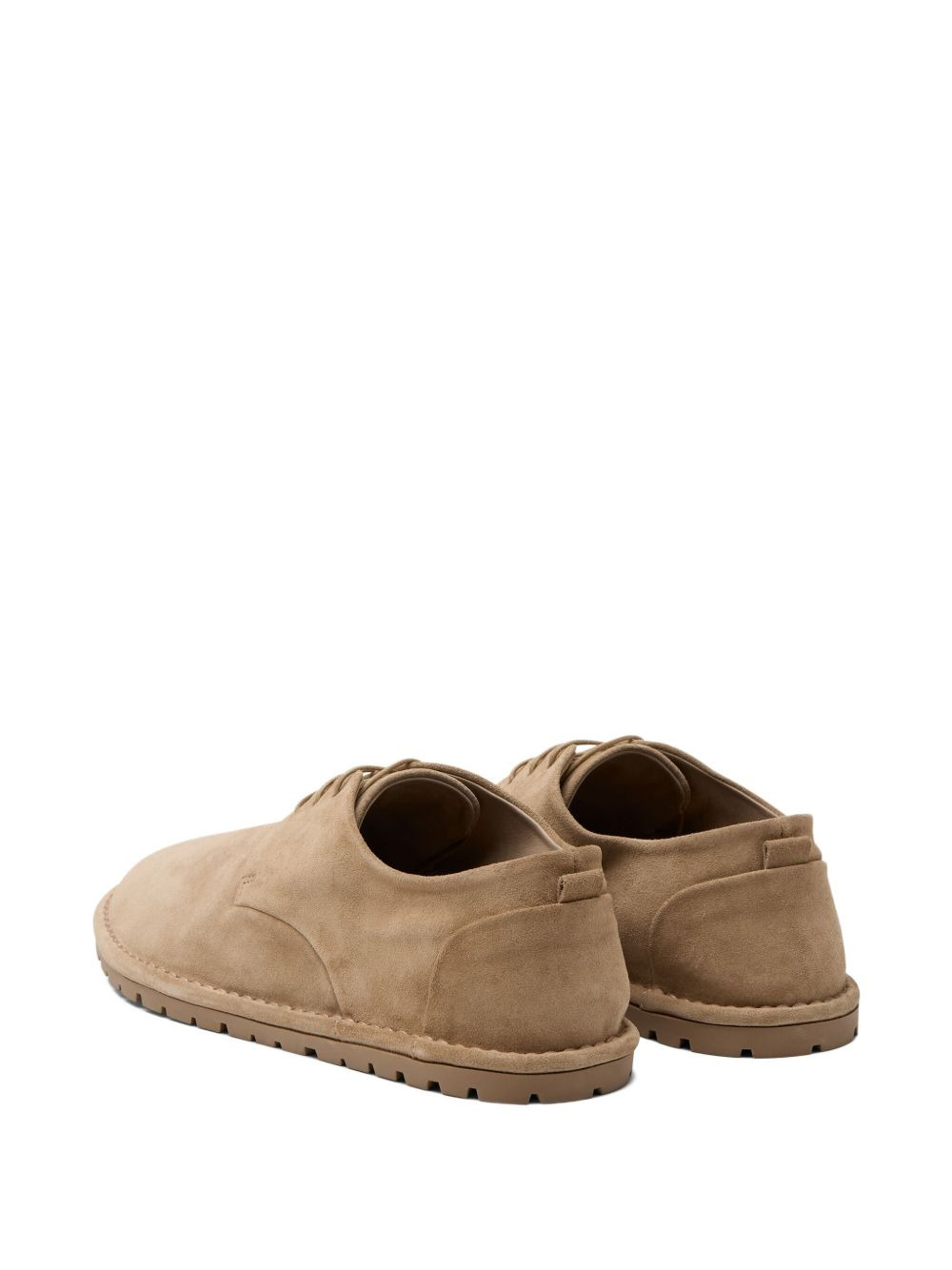 lace-up suede derby shoes - 4