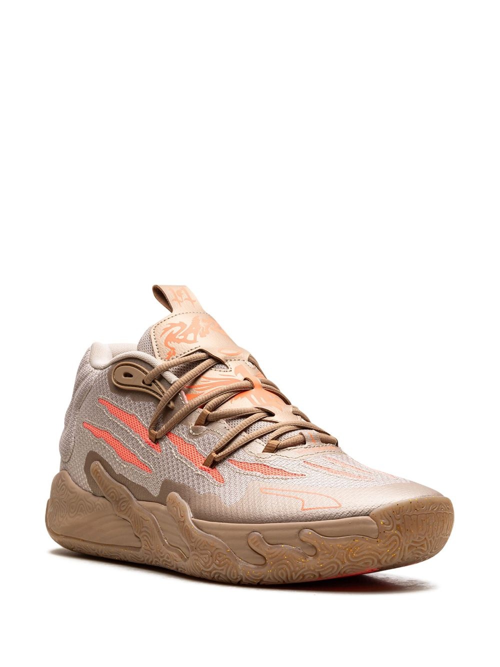 MB.03 "Chinese New Year - Gold/Fluro Peach" sneakers - 2