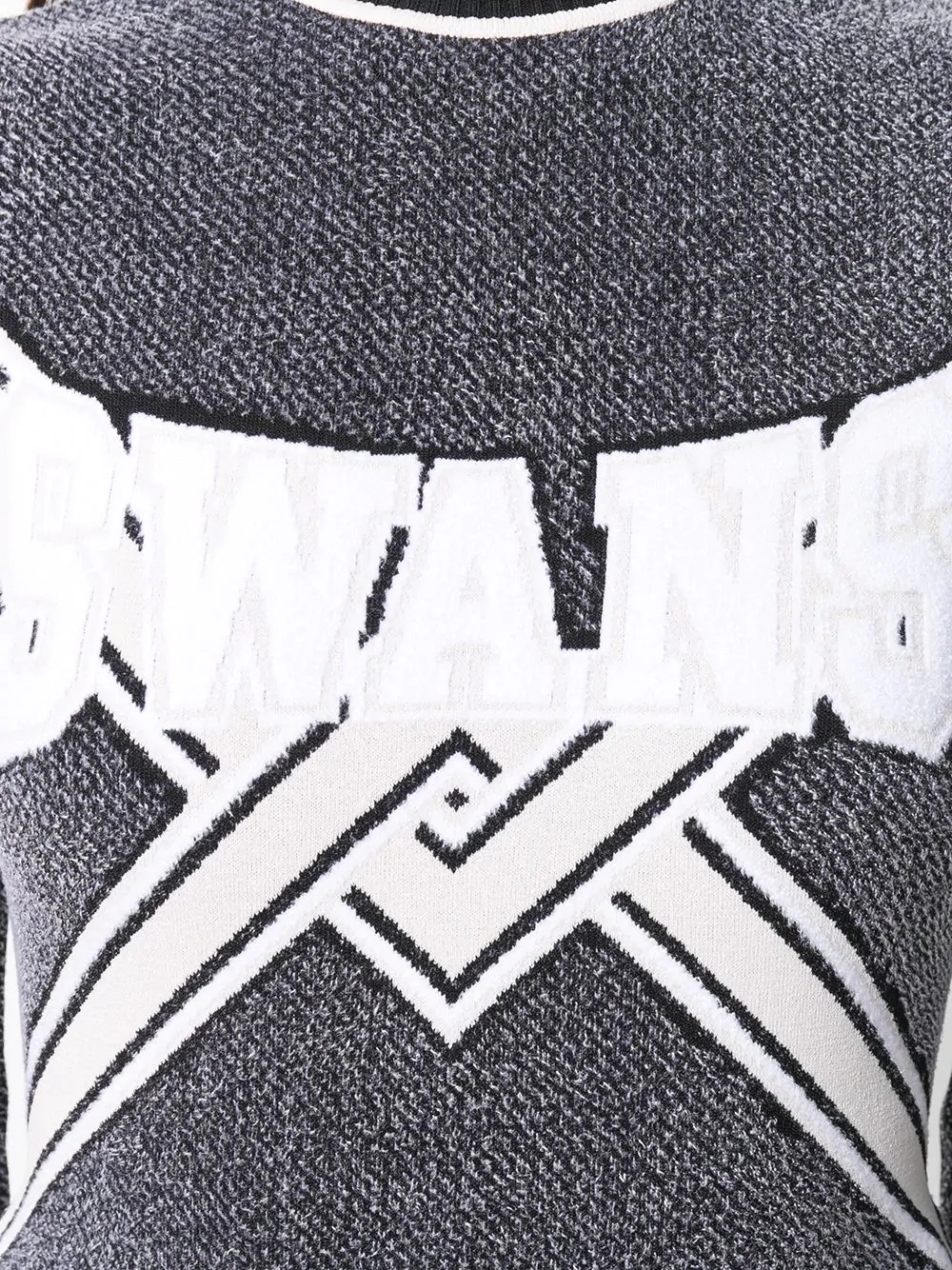 knitted logo top - 5