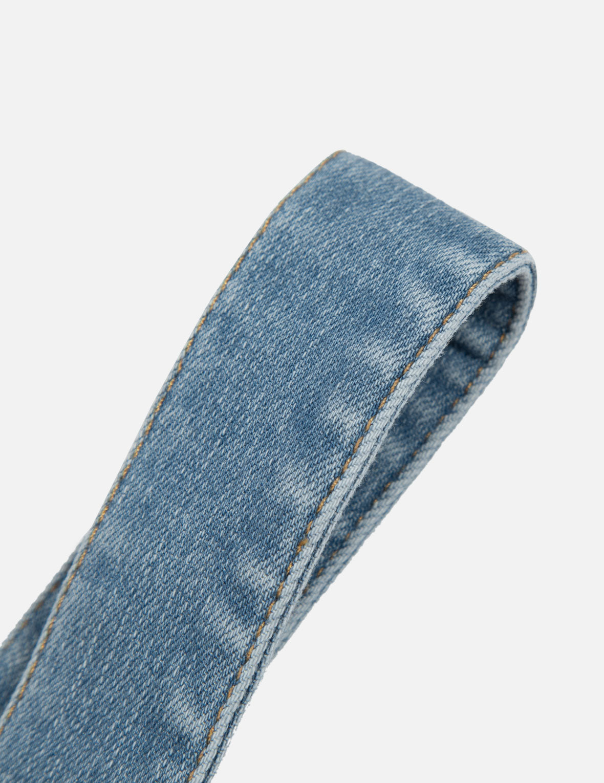 LOGO EMBROIDERY WASHED FASHION FIT DENIM VEST - 8
